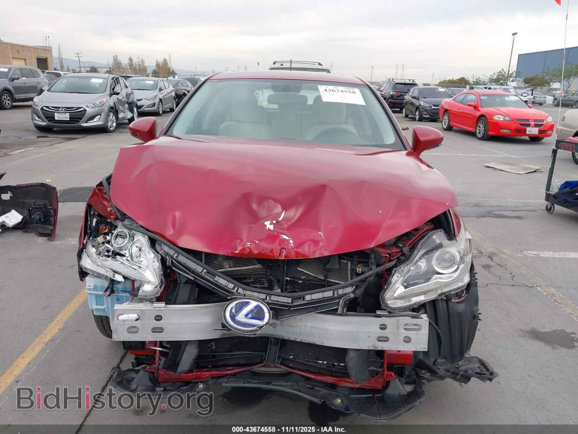 2013 LEXUS CT 200H - VIN: JTHKD5BHXD2130986 - Фото 12