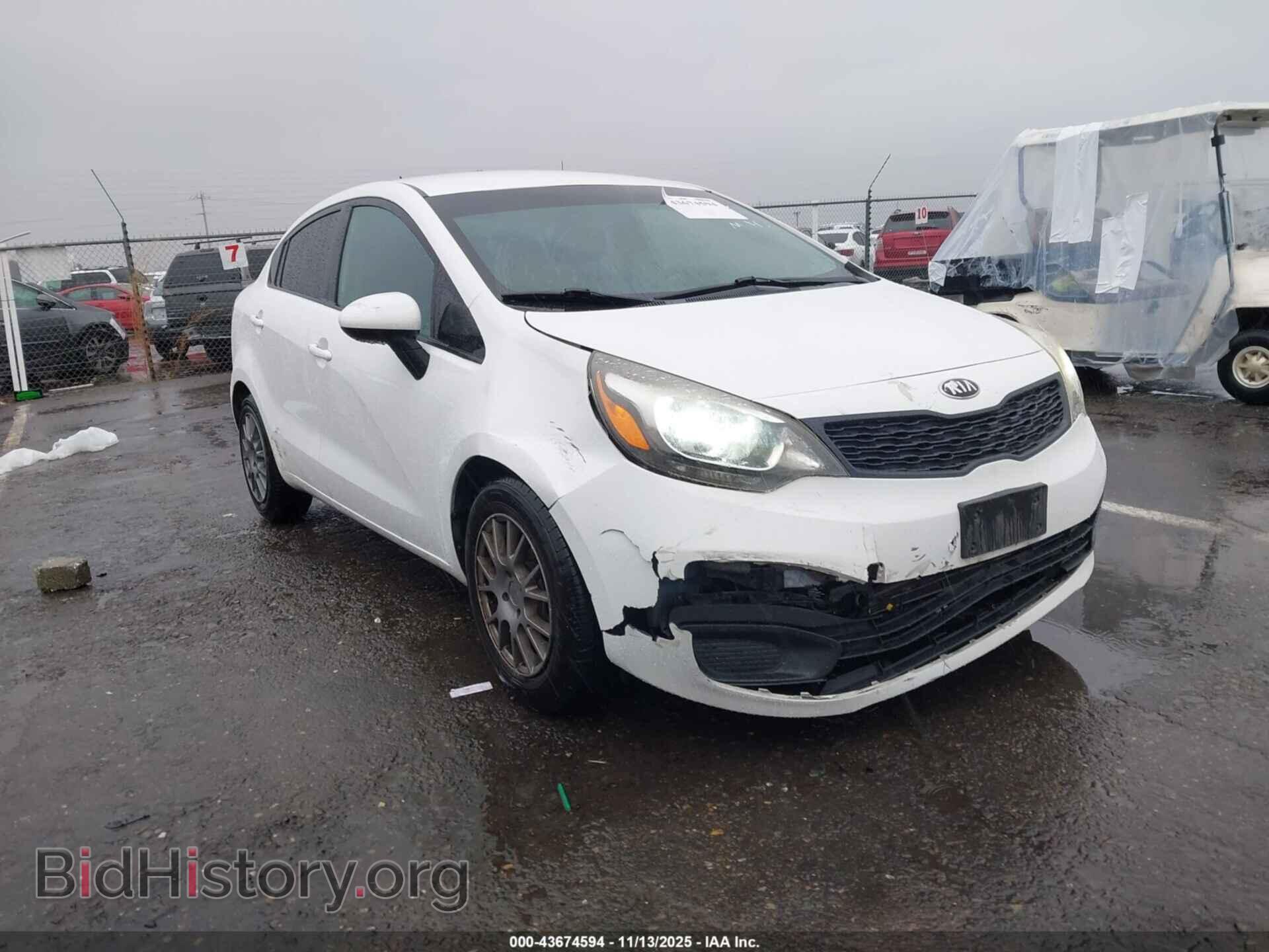 Фотография KNADM4A37D6281901 - KIA RIO 2013