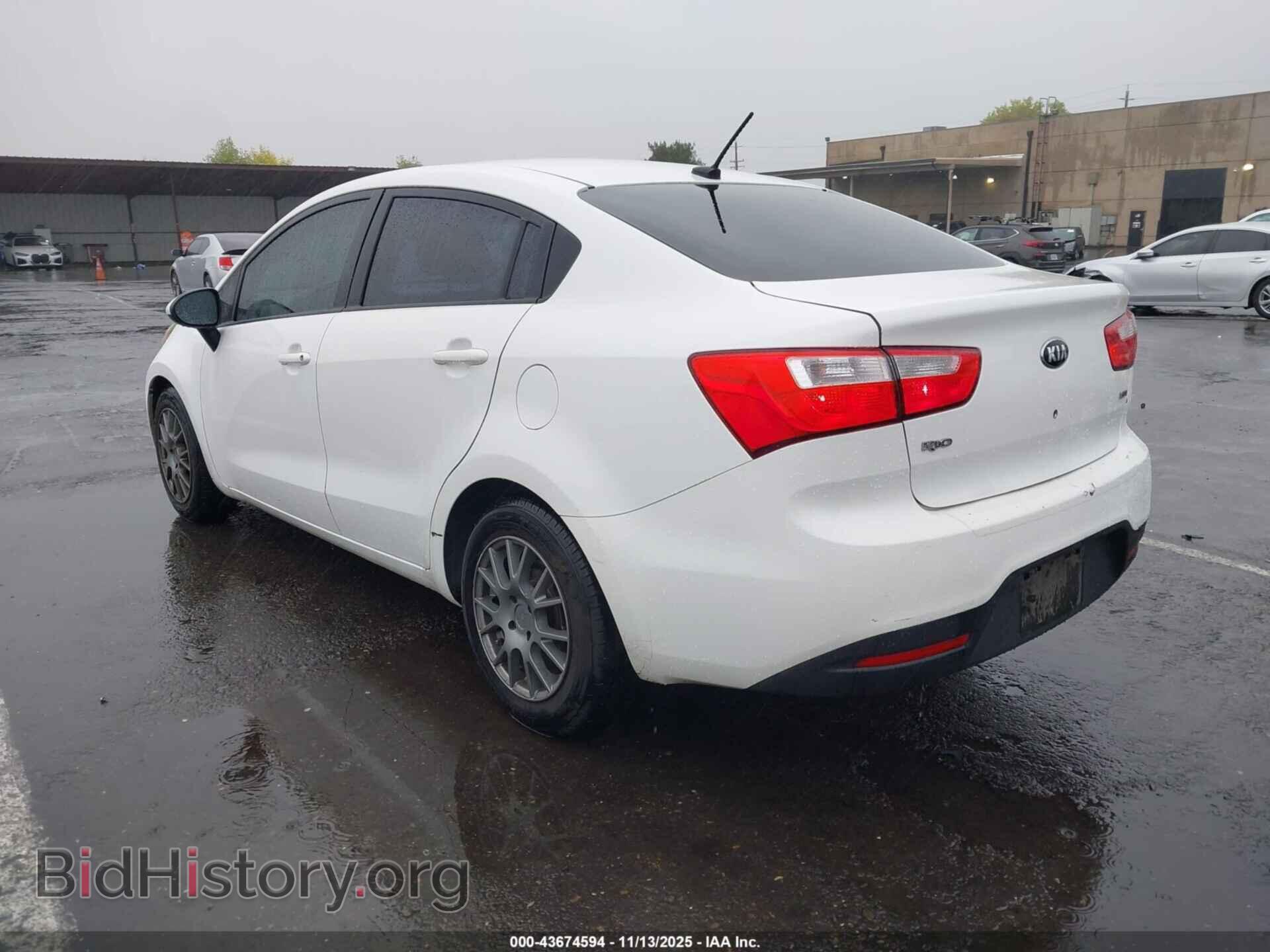 2013 KIA RIO - VIN: KNADM4A37D6281901 - Фото 3