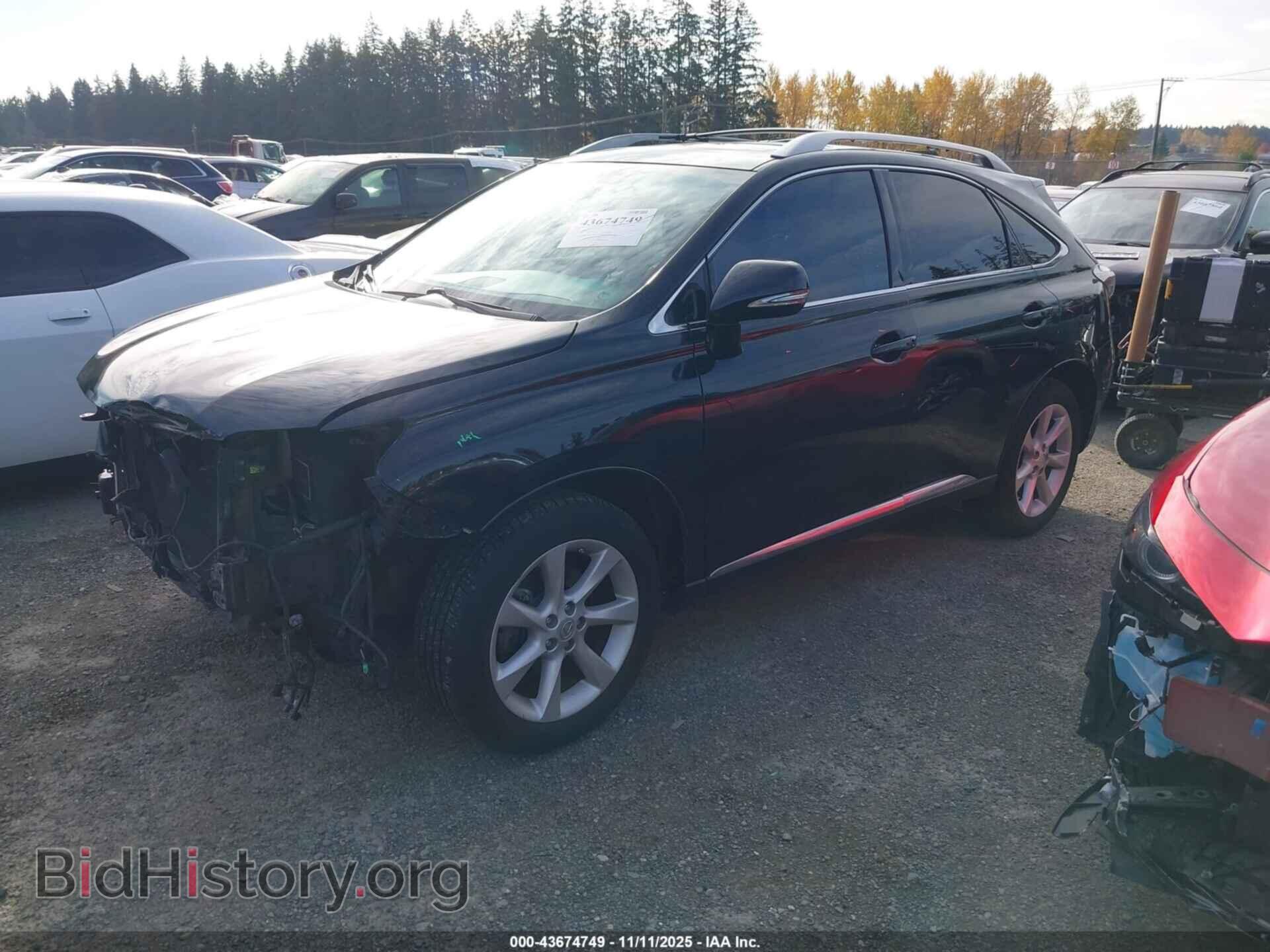 2011 LEXUS RX 350 - VIN: 2T2BK1BA6BC117276 - Фото 2