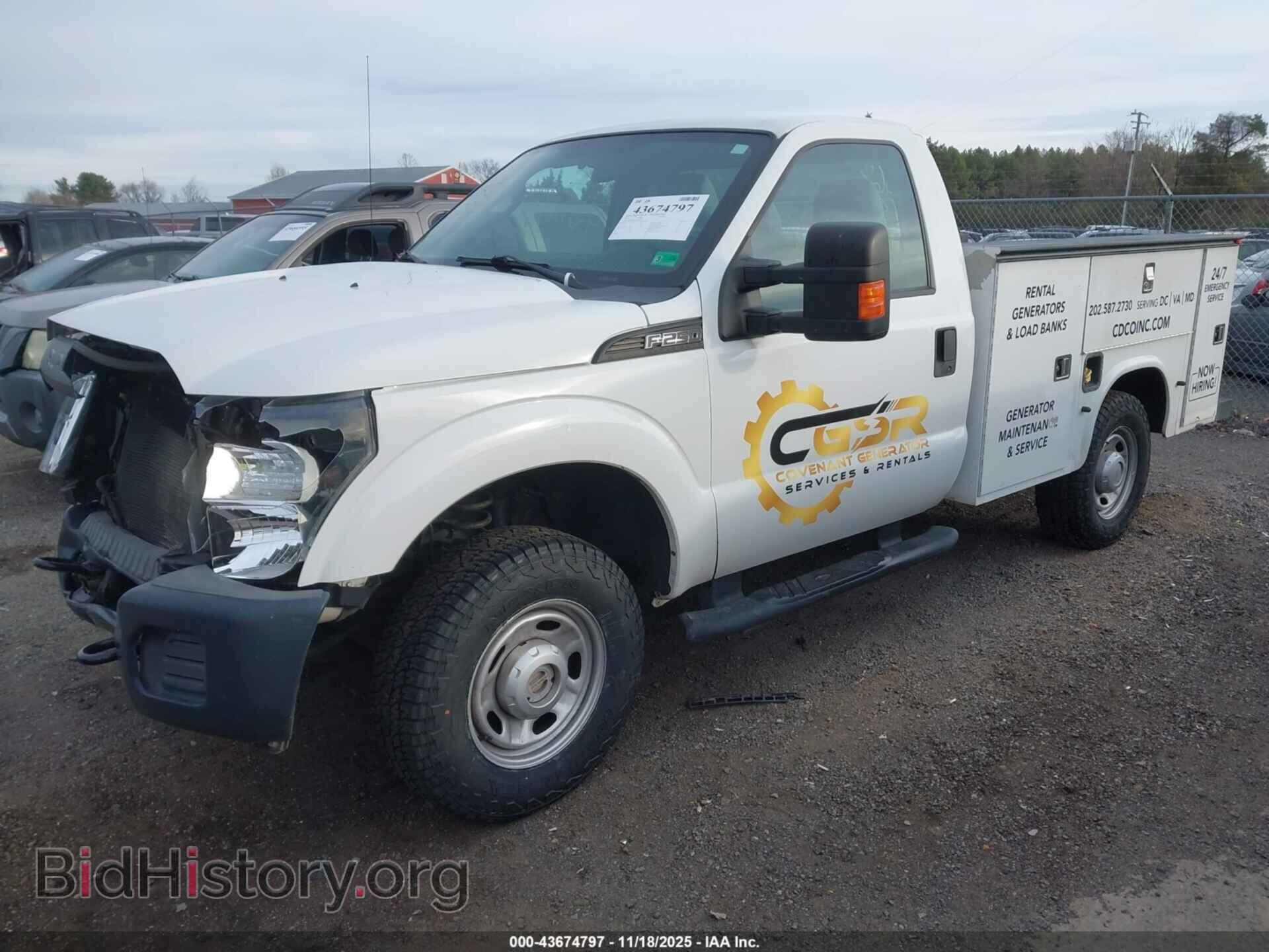 2013 FORD F-250 - VIN: 1FDBF2B63DEB79532 - Фото 2
