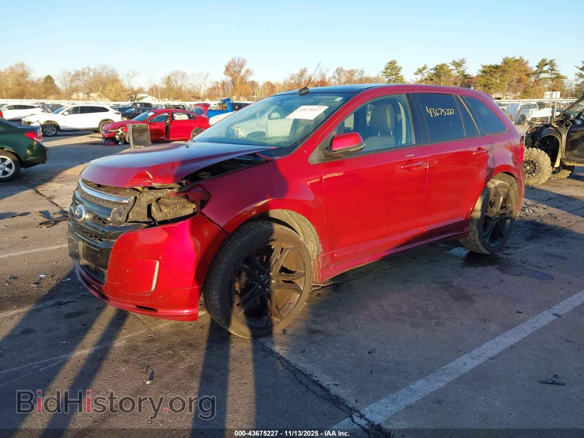 2014 FORD EDGE - VIN: 2FMDK4AK6EBB17229 - Фото 2