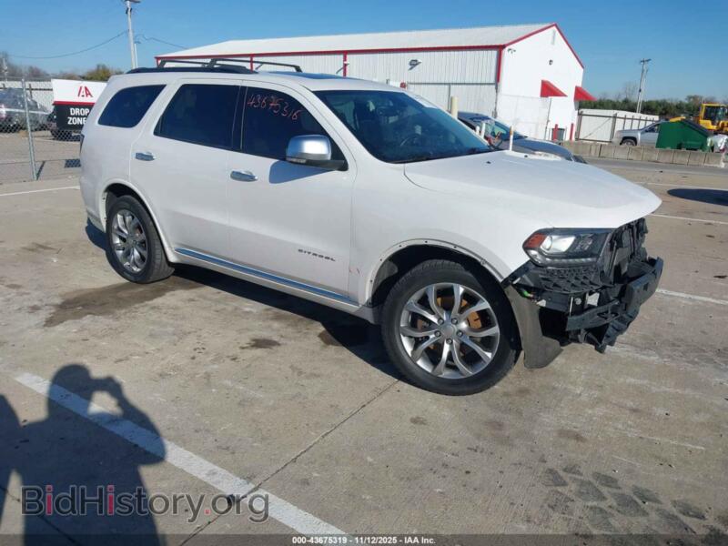 2017 Dodge DURANGO Citadel Anodized Platinum AWD (VIN 1C4RDJEG0HC741296) — photo 1 of 16, IAAI, damage: front end