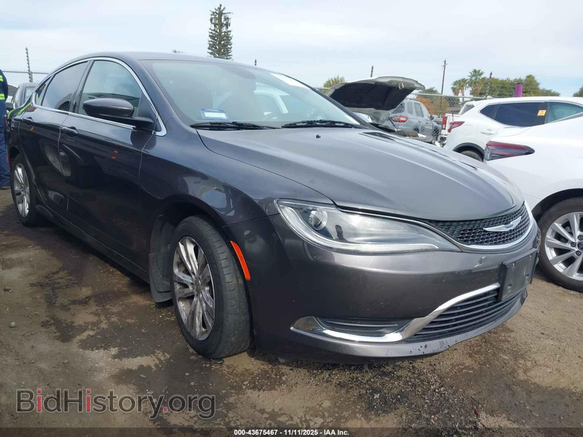 Фотография 1C3CCCAB6FN642485 - CHRYSLER 200 2015