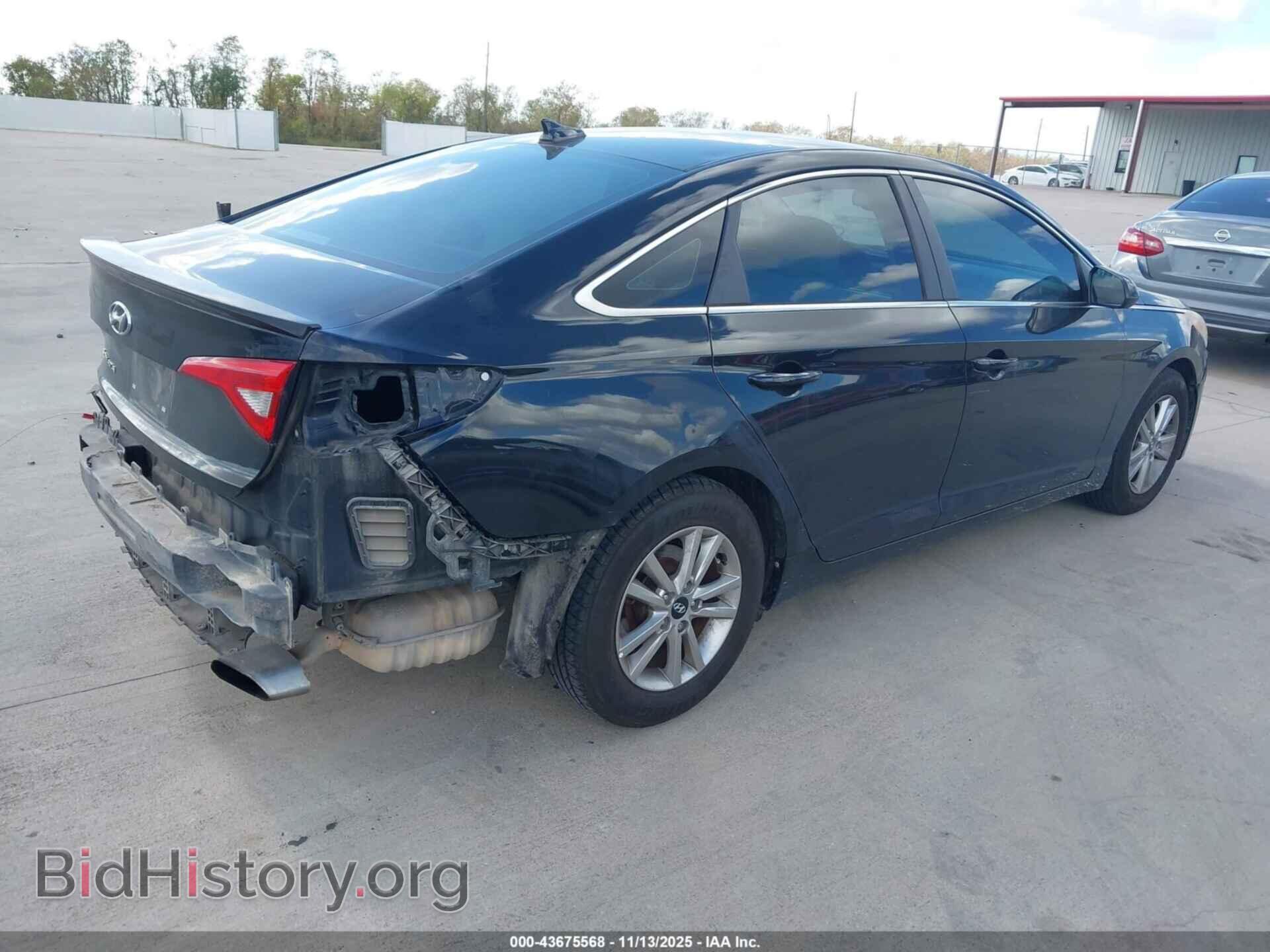 2017 HYUNDAI SONATA - VIN: 5NPE24AF1HH595109 - Фото 4