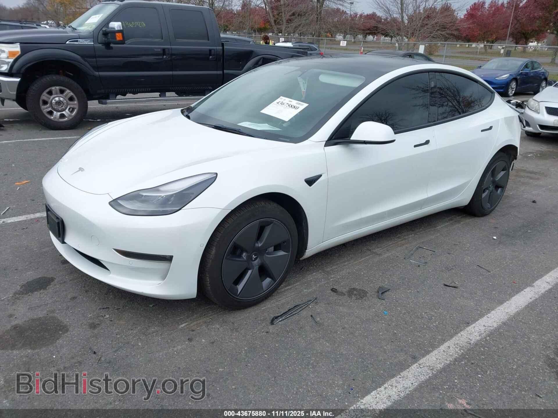 2022 TESLA MODEL 3 - VIN: 5YJ3E1EB0NF339221 - Фото 2