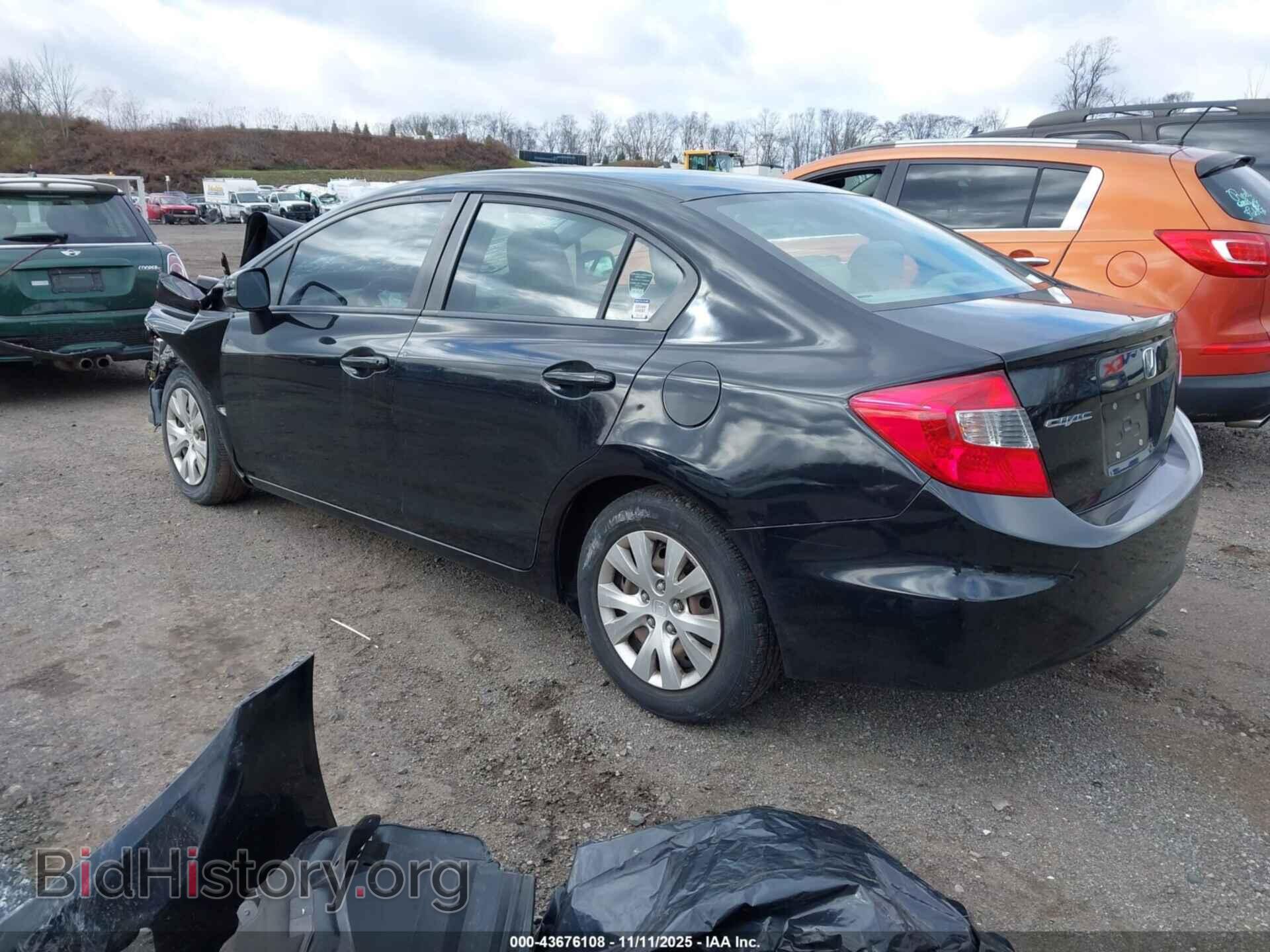 2012 HONDA CIVIC - VIN: 19XFB2F53CE366467 - Фото 3