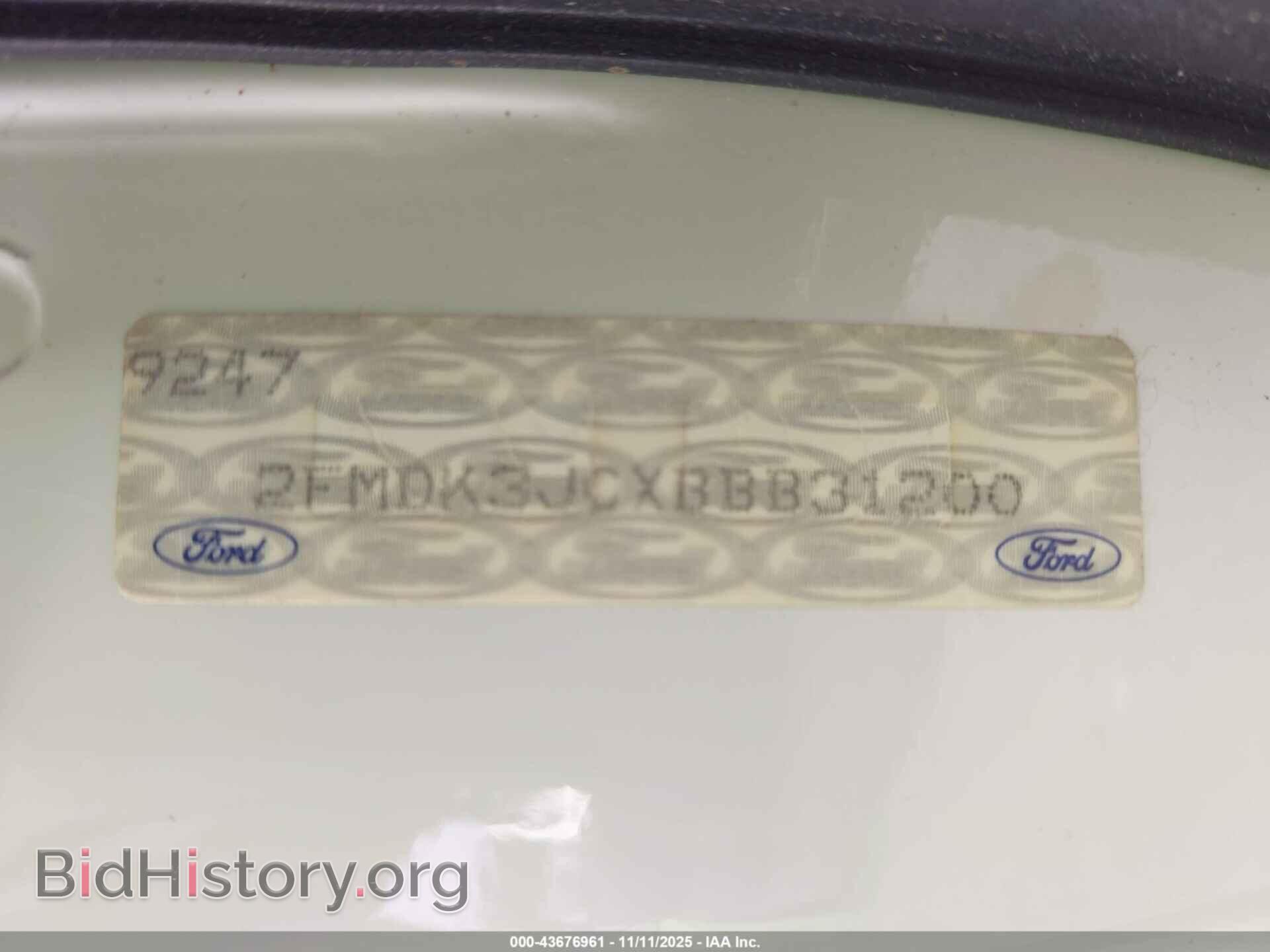 2011 FORD EDGE - VIN: 2FMDK3JCXBBB31200 - Фото 9
