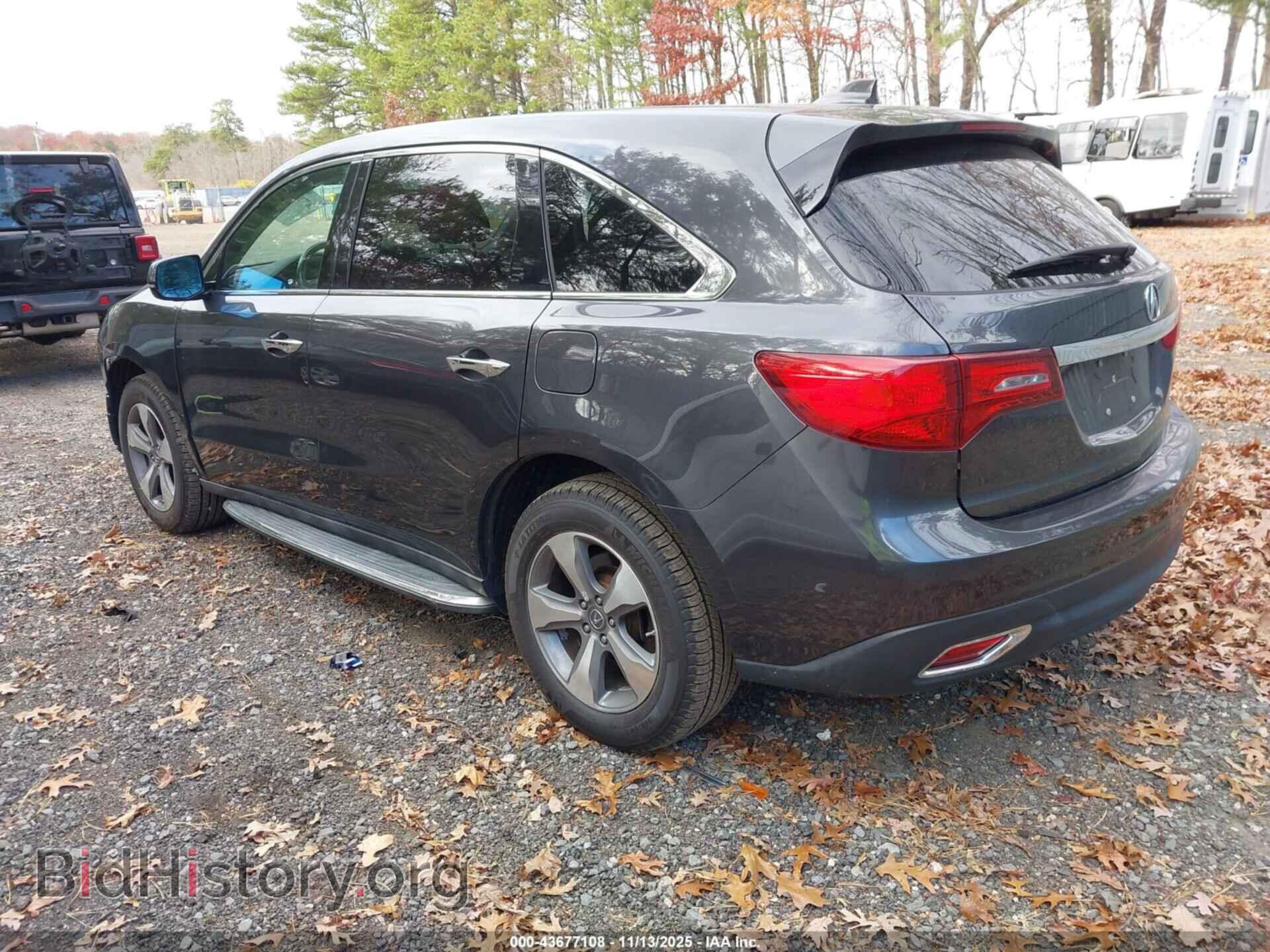 2014 ACURA MDX - VIN: 5FRYD4H26EB029482 - Фото 3