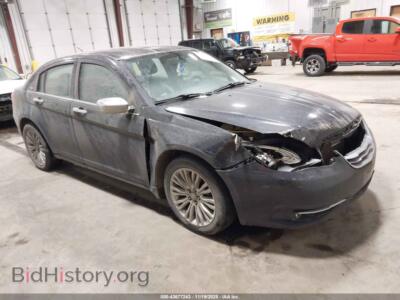 2012 Chrysler 200 Limited, темно-синий — VIN 1C3CCBCB7CN142838, IAAI