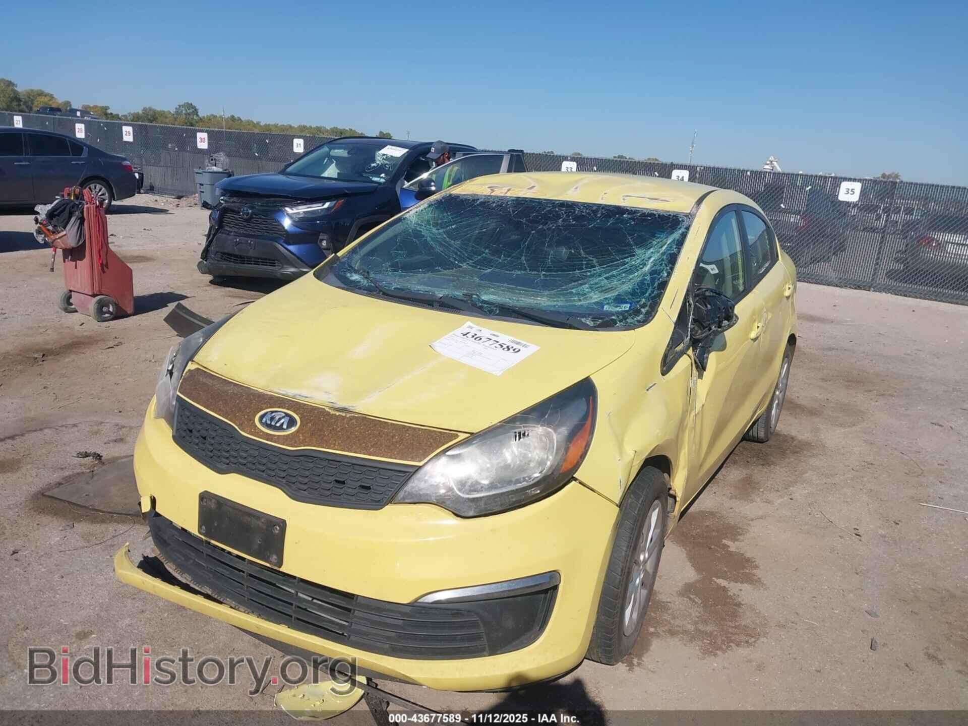 2016 KIA RIO - VIN: KNADM4A38G6596842 - Фото 2