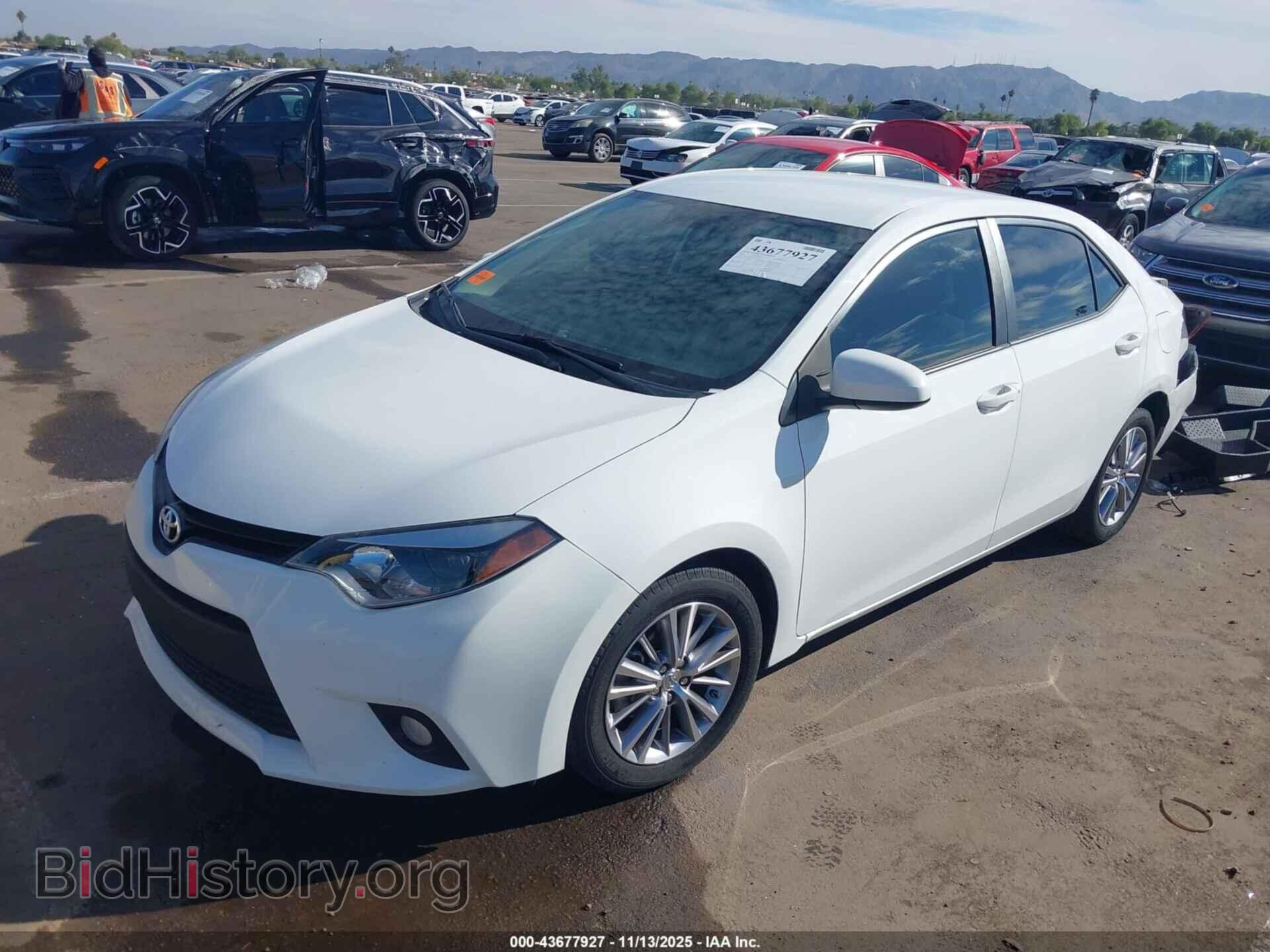 2014 TOYOTA COROLLA - VIN: 5YFBURHE7EP100501 - Фото 2