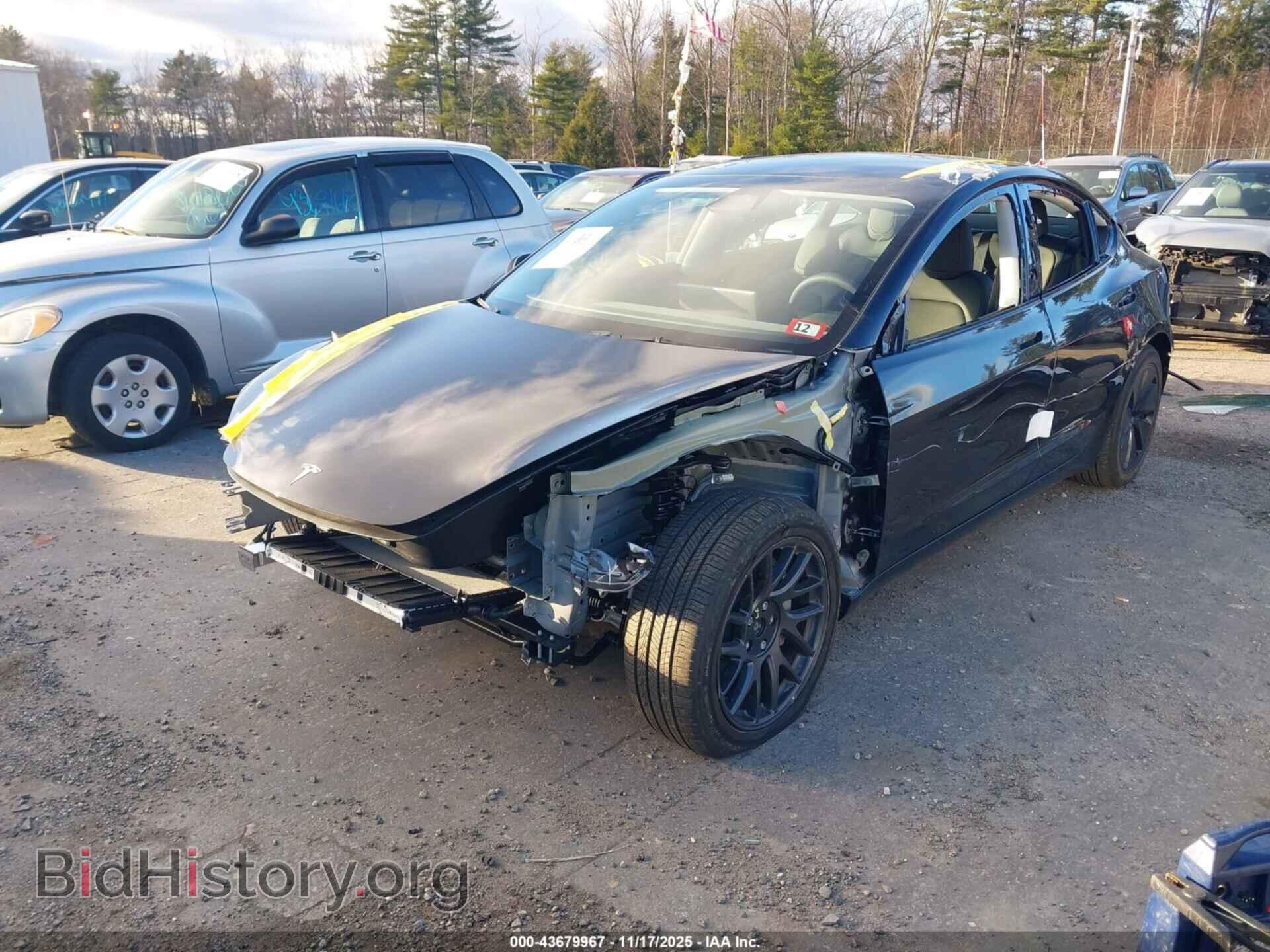 2025 TESLA MODEL 3 - VIN: 5YJ3E1EB7SF066371 - Фото 2