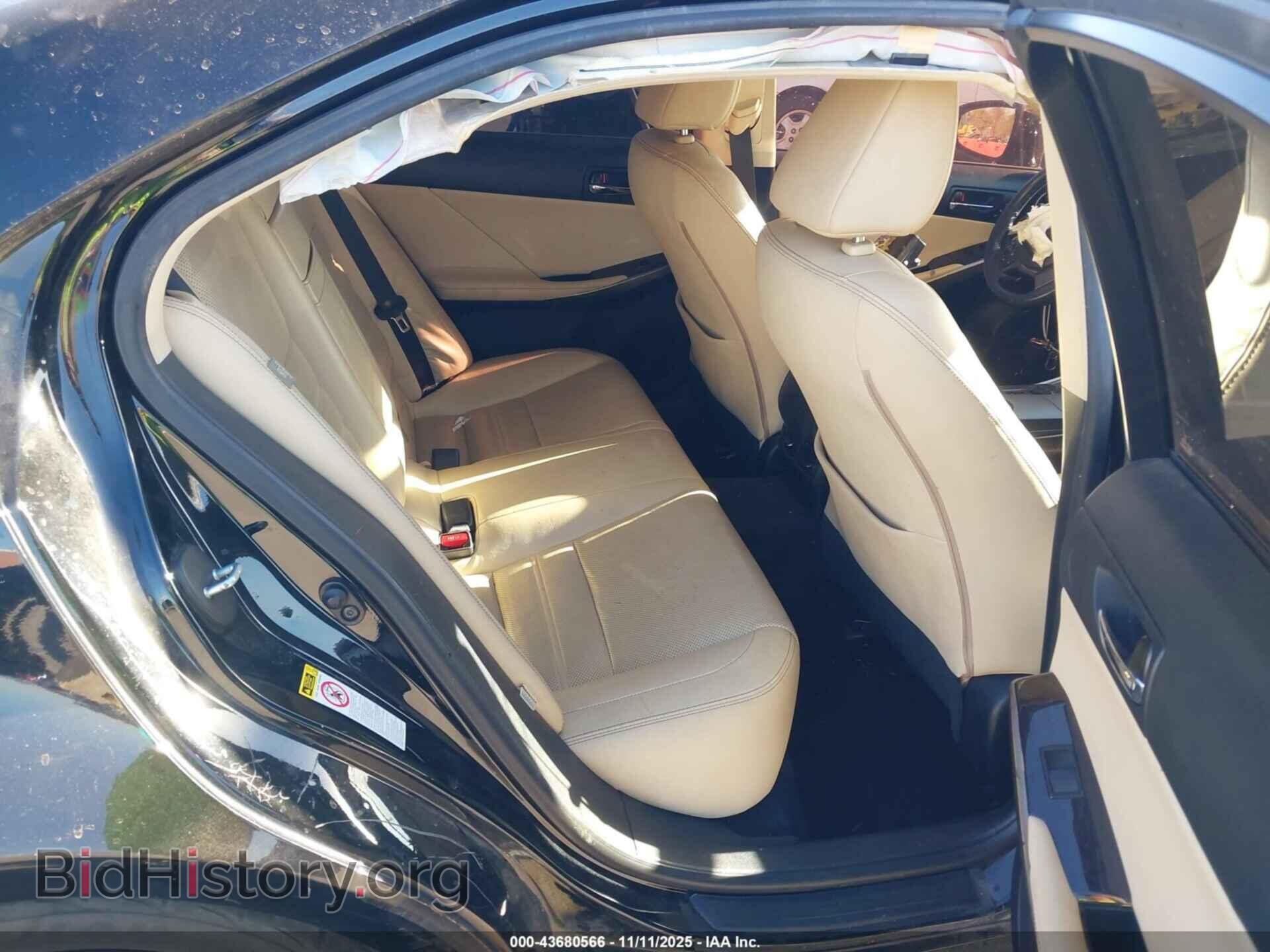 2014 LEXUS IS 350 - VIN: JTHBE1D22E5001123 - Фото 8