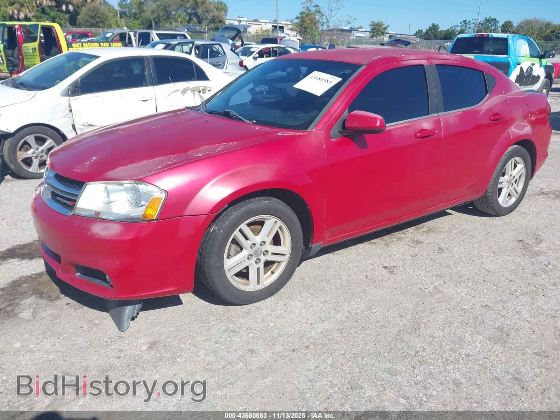 2013 DODGE AVENGER - VIN: 1C3CDZCB7DN626466 - Фото 2