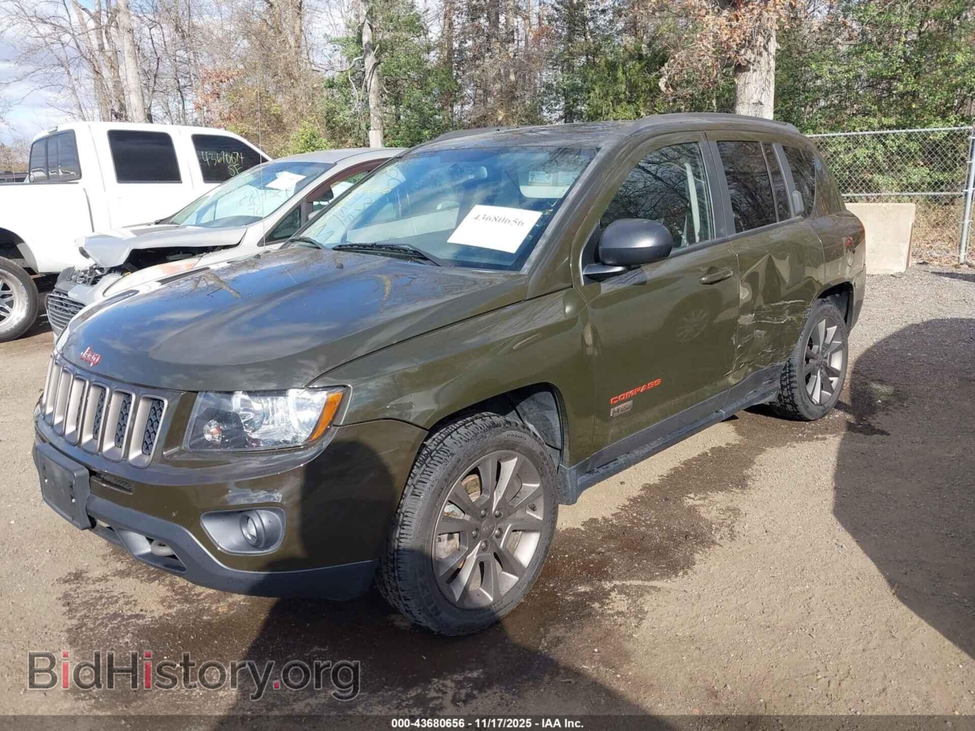 2016 JEEP COMPASS - VIN: 1C4NJDBB1GD809941 - Фото 2