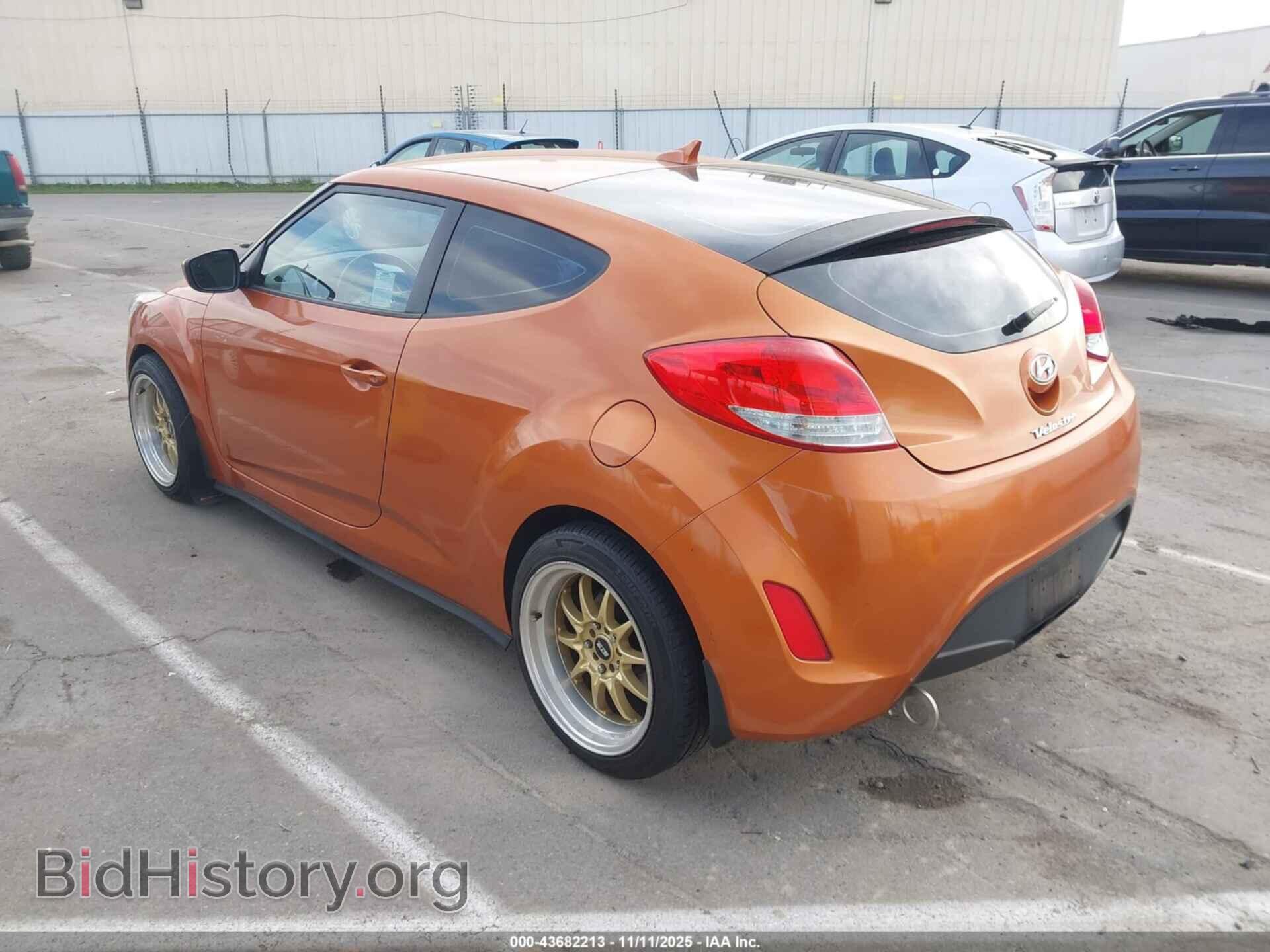 2013 HYUNDAI VELOSTER - VIN: KMHTC6AD3DU133404 - Фото 3