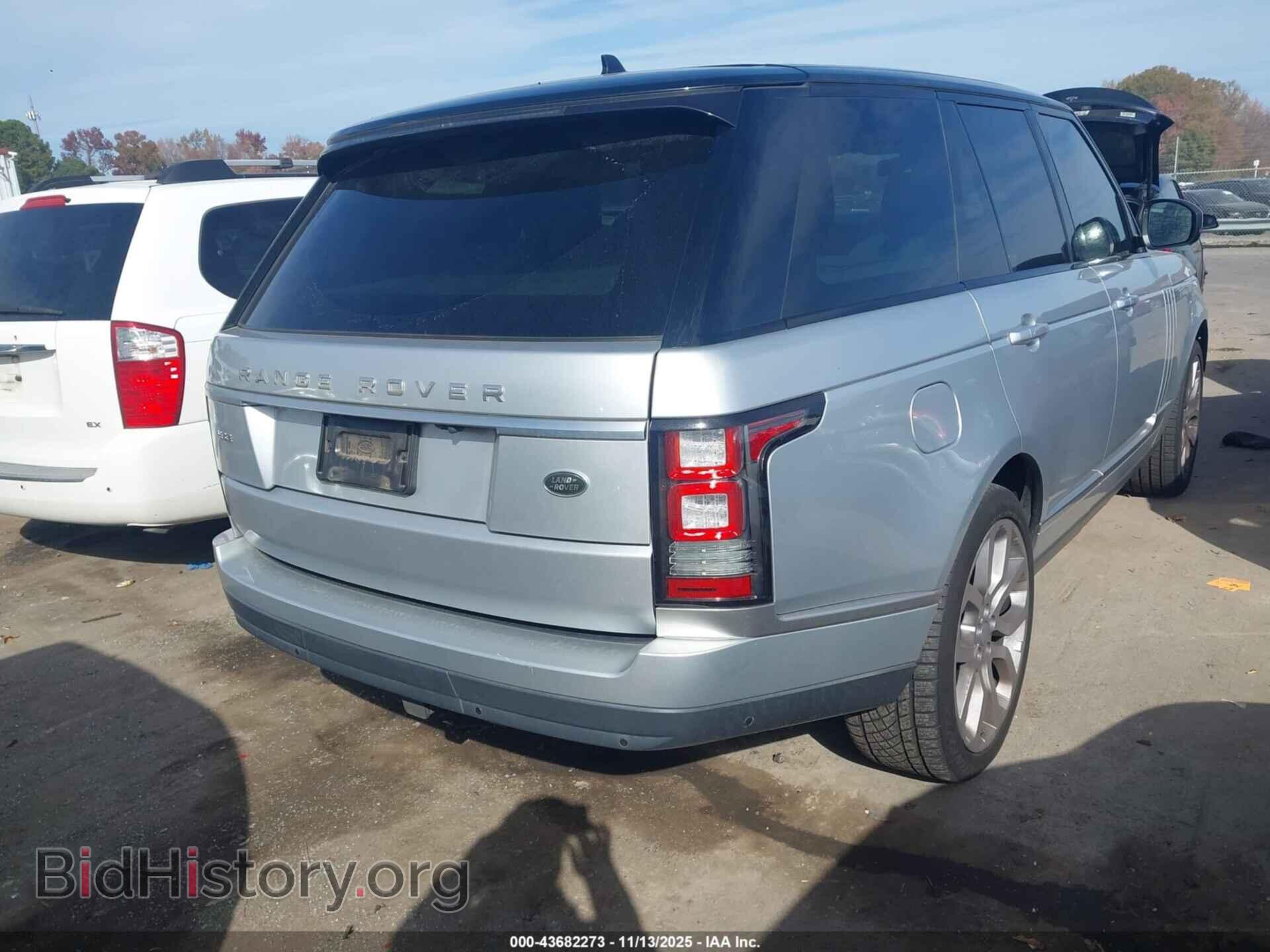 2016 LAND ROVER RANGE ROVER - VIN: SALGS2PF4GA317209 - Фото 4