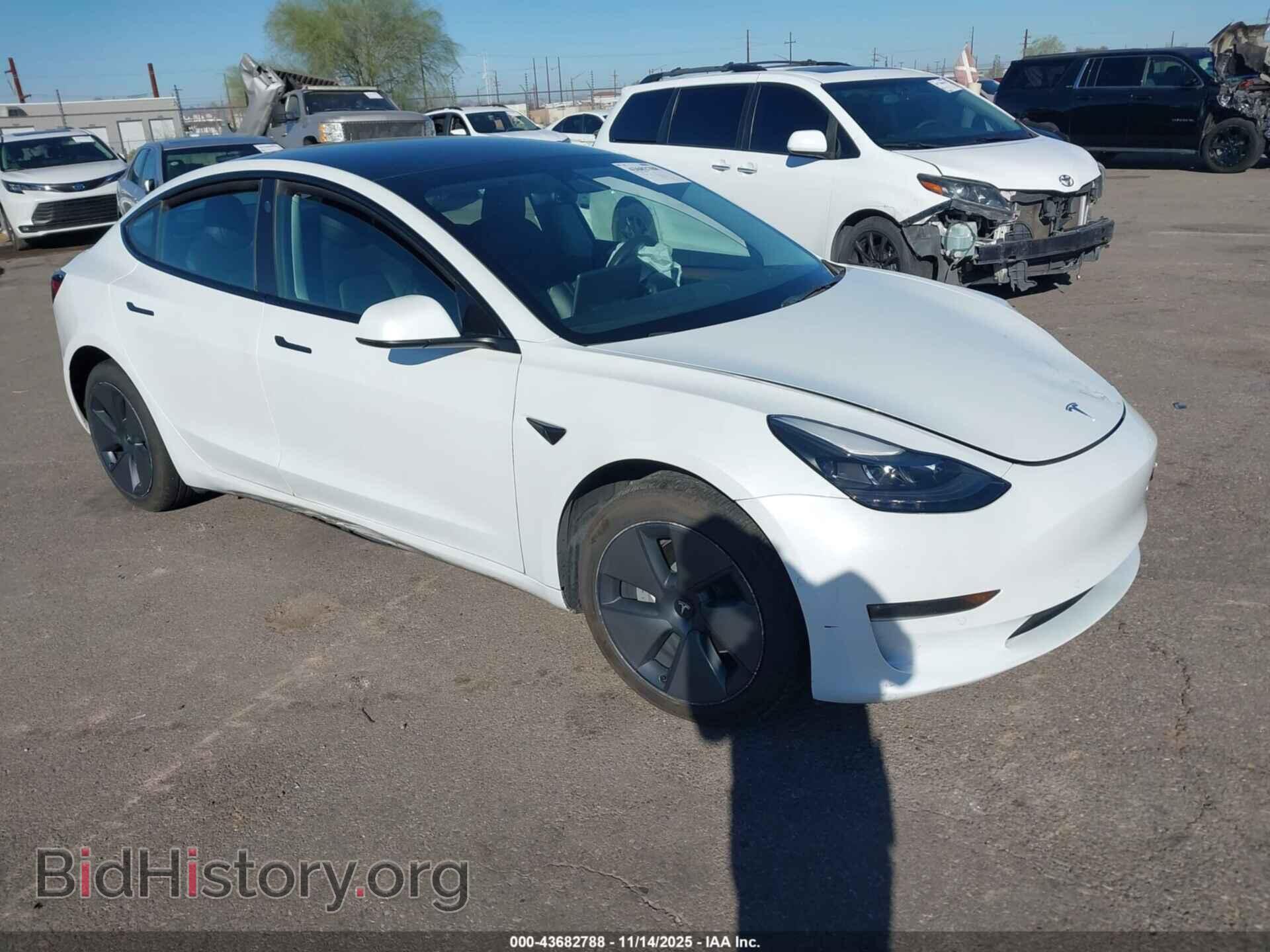 Photo 5YJ3E1EB9MF085877 - TESLA MODEL 3 2021