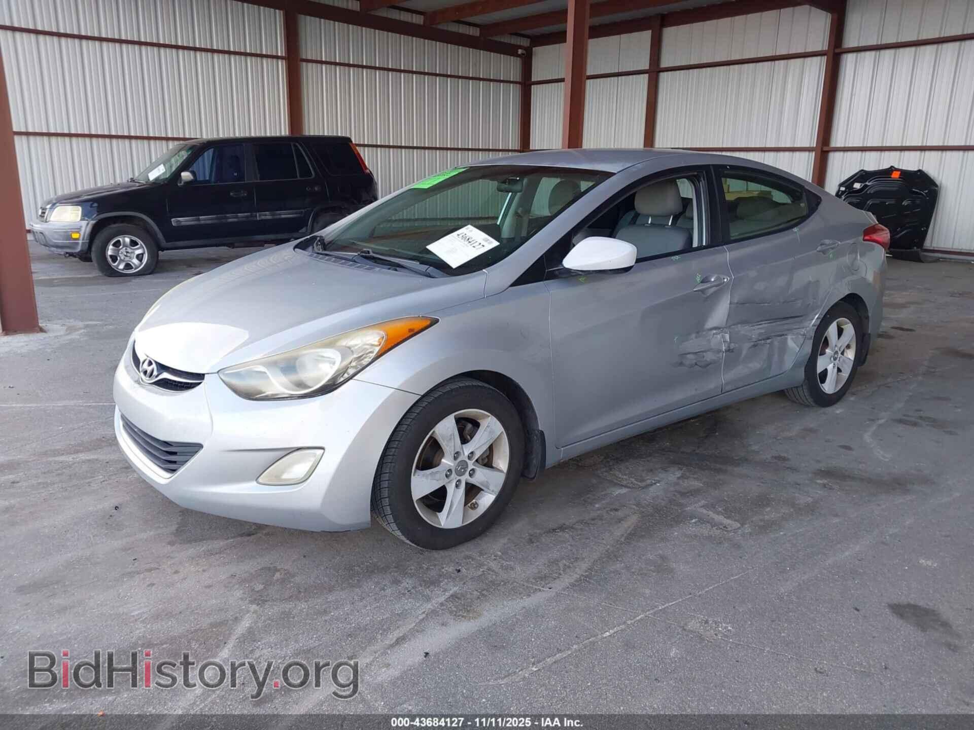 2012 HYUNDAI ELANTRA - VIN: 5NPDH4AEXCH077753 - Фото 2