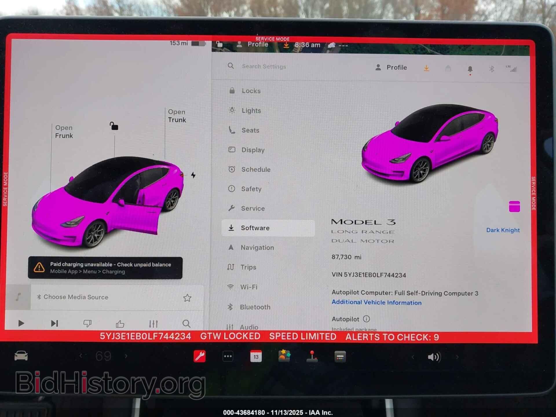 2020 TESLA MODEL 3 - VIN: 5YJ3E1EB0LF744234 - Фото 7
