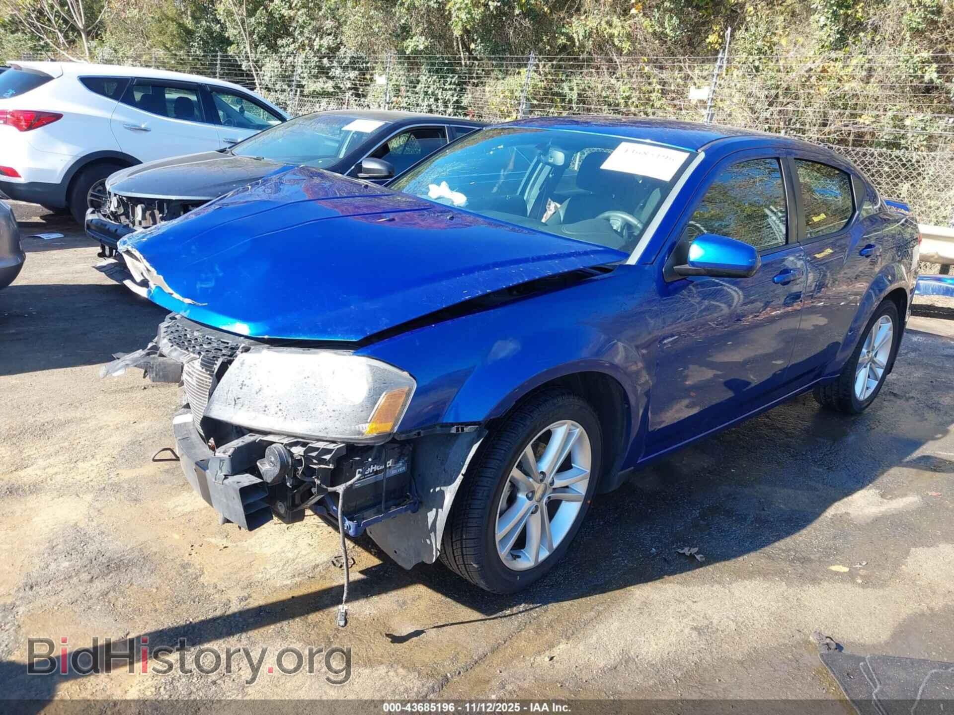 2013 DODGE AVENGER - VIN: 1C3CDZCG4DN742509 - Фото 2