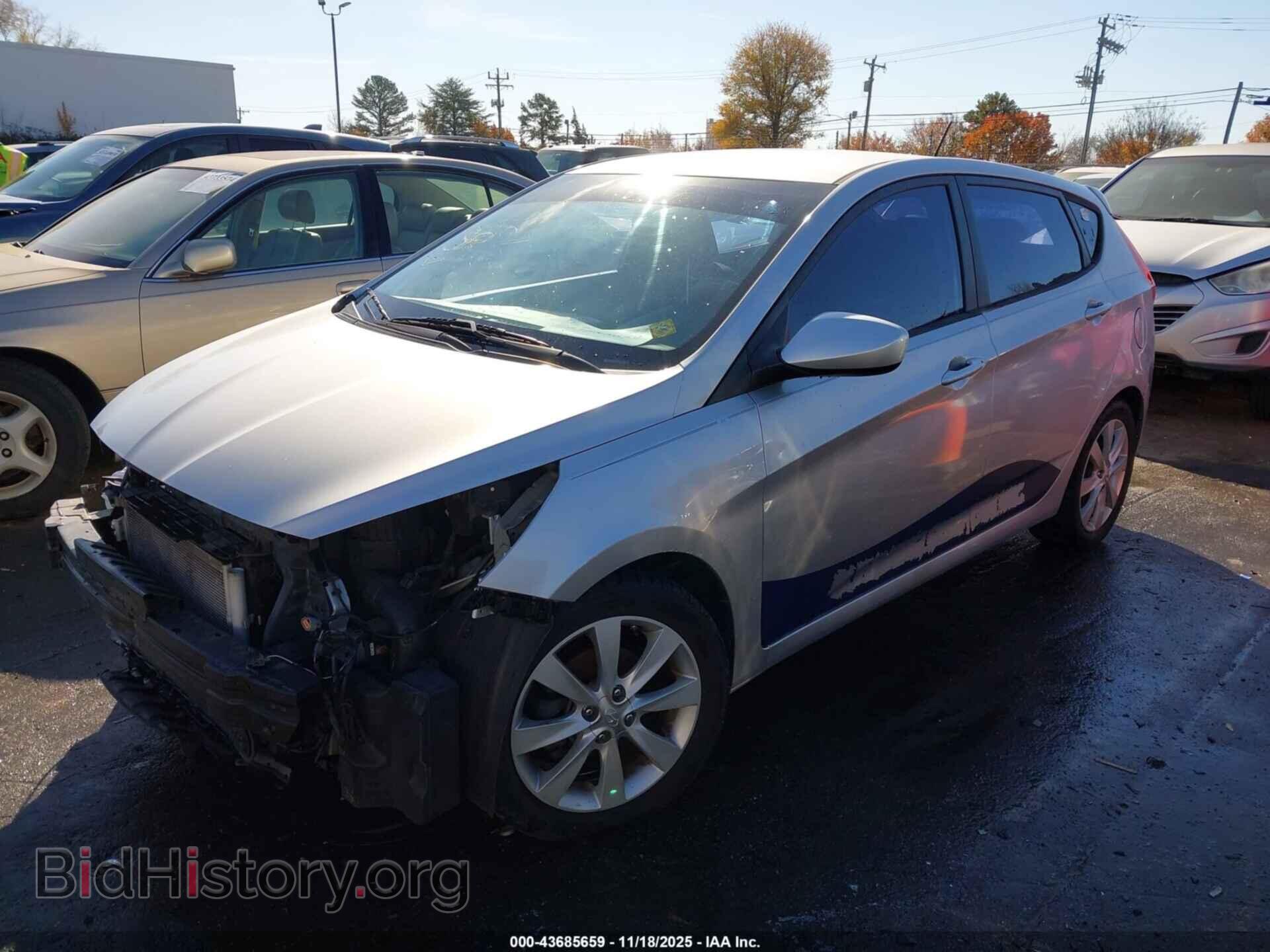 2012 HYUNDAI ACCENT - VIN: KMHCU5AEXCU006020 - Фото 2