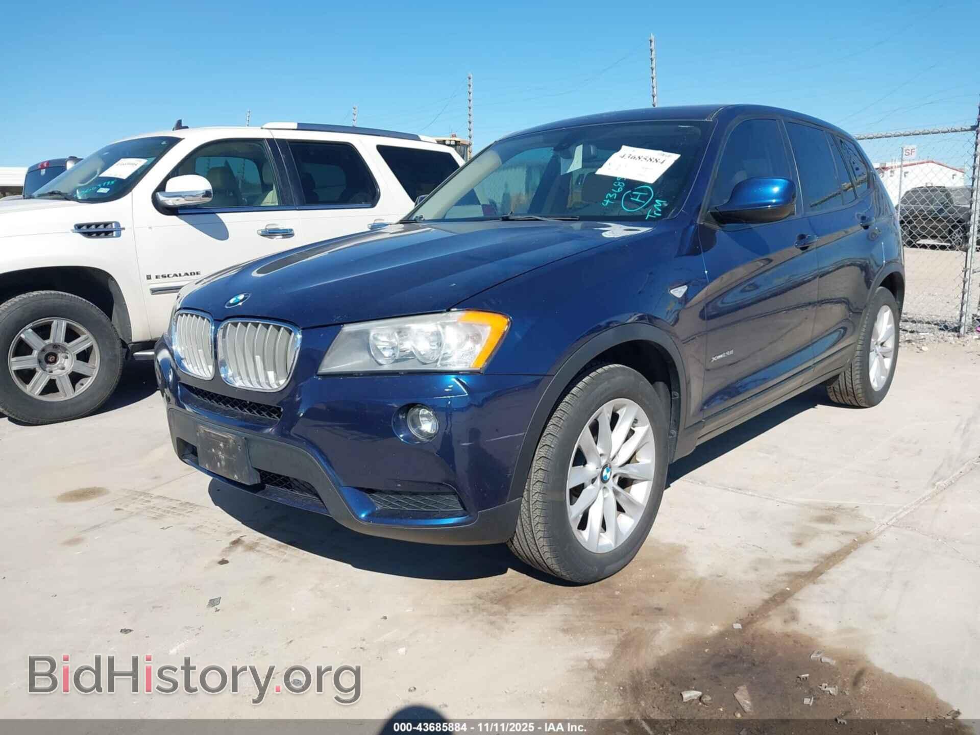 2014 BMW X3 - VIN: 5UXWX9C53E0D10895 - Фото 2
