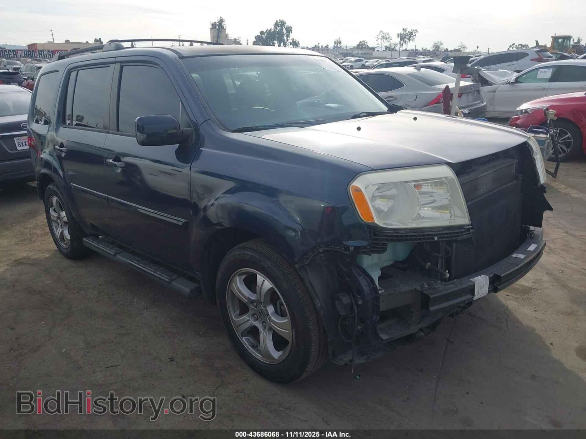 Фотография 5FNYF3H63CB034967 - HONDA PILOT 2012