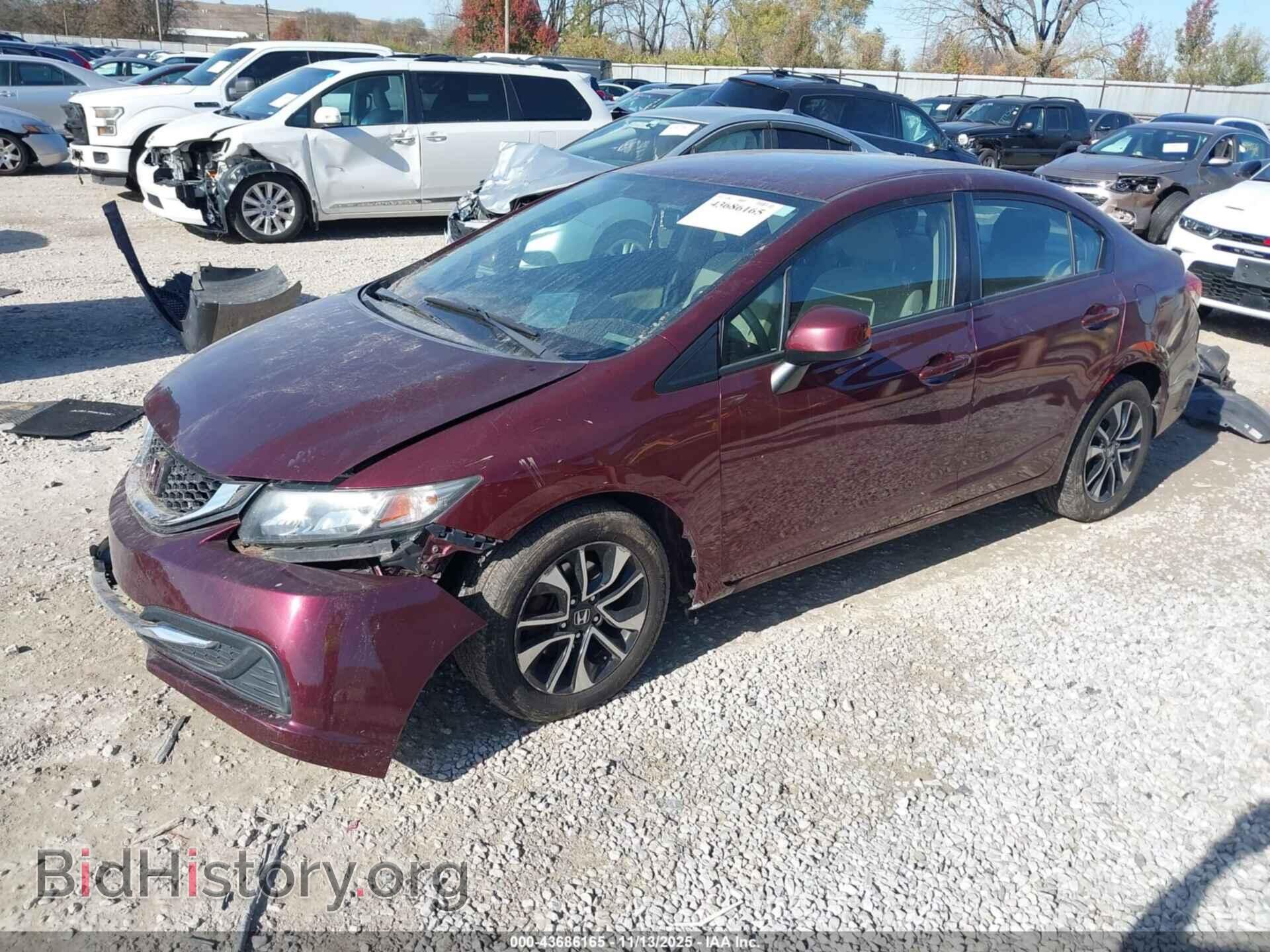 2013 HONDA CIVIC - VIN: 2HGFB2F50DH600930 - Фото 2
