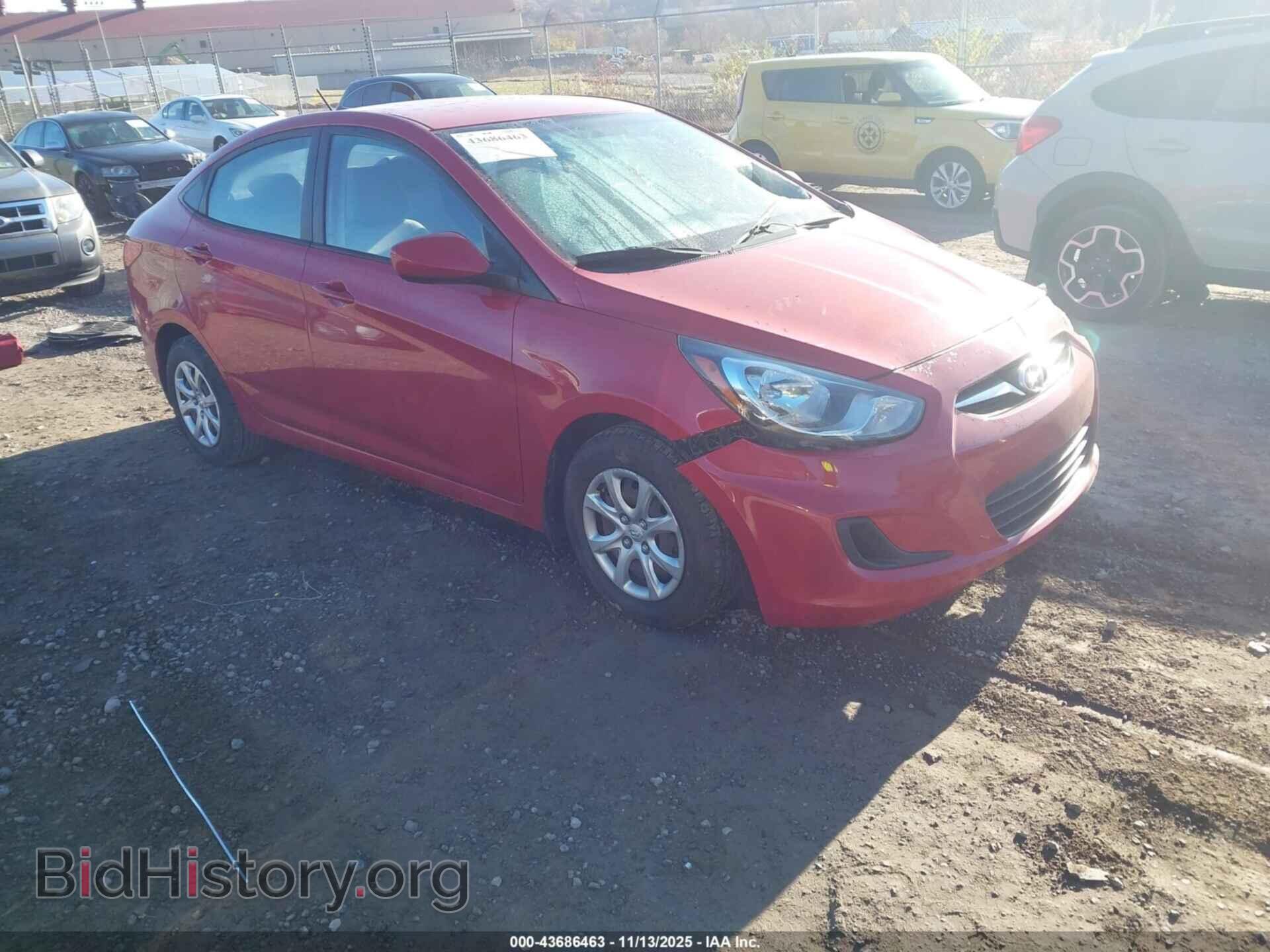 Photo KMHCT4AE3DU516451 - HYUNDAI ACCENT 2013