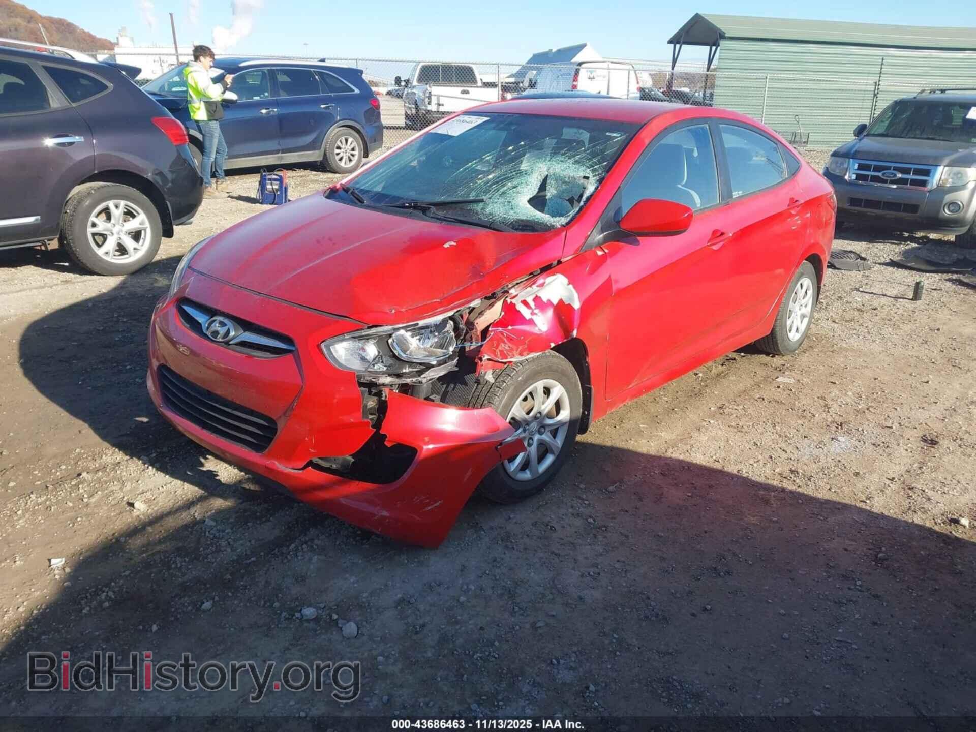 2013 HYUNDAI ACCENT - VIN: KMHCT4AE3DU516451 - Фото 2