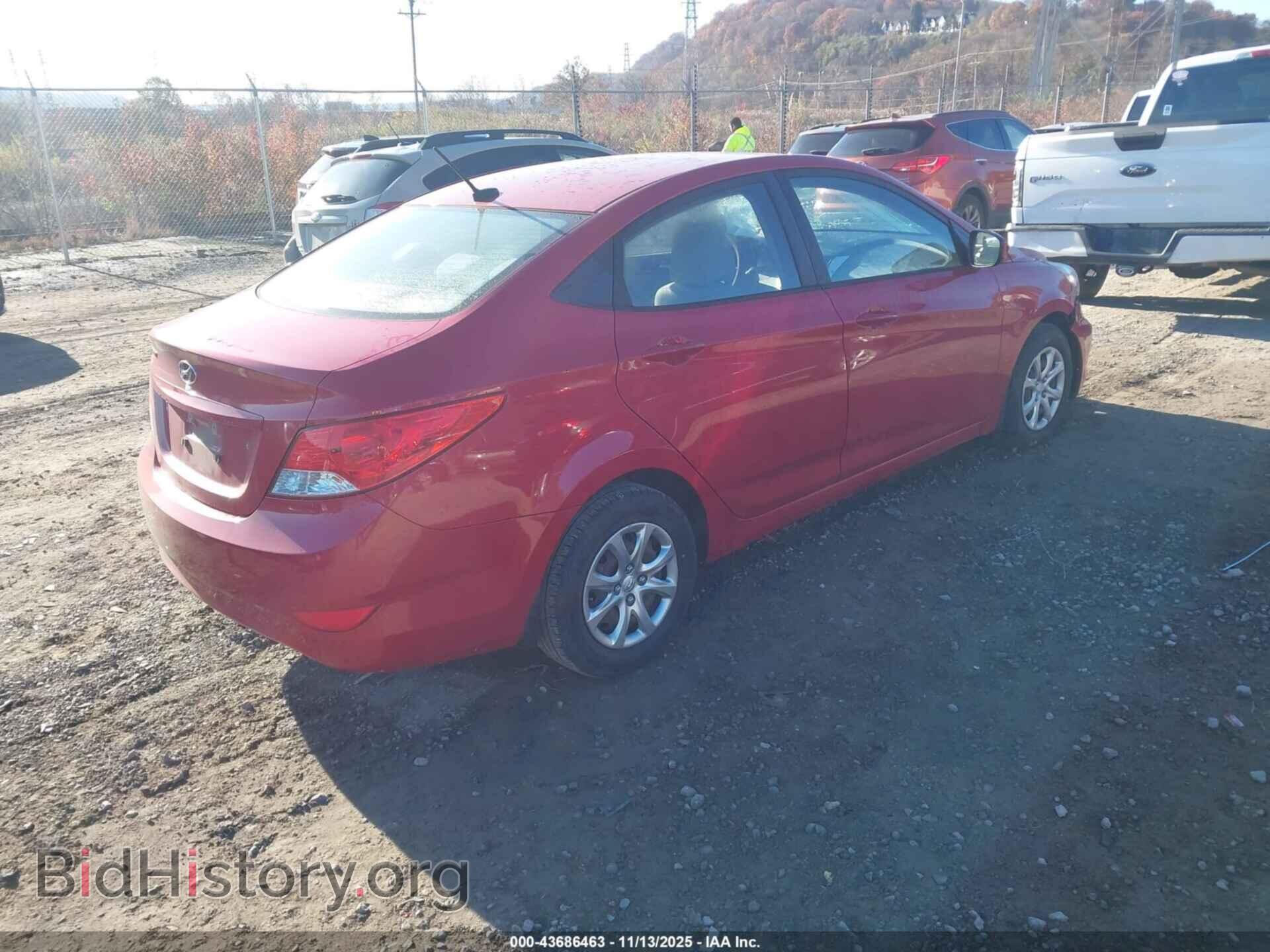 2013 HYUNDAI ACCENT - VIN: KMHCT4AE3DU516451 - Фото 4