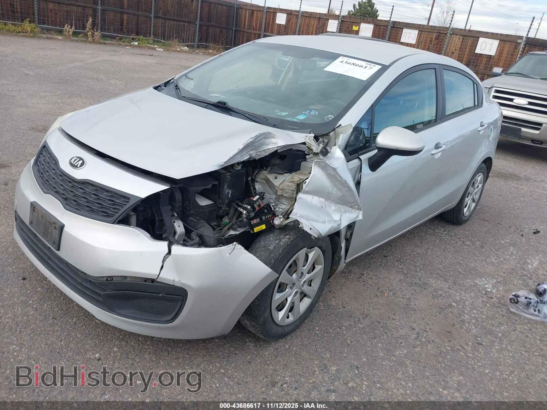 2013 KIA RIO - VIN: KNADM4A32D6211870 - Фото 2