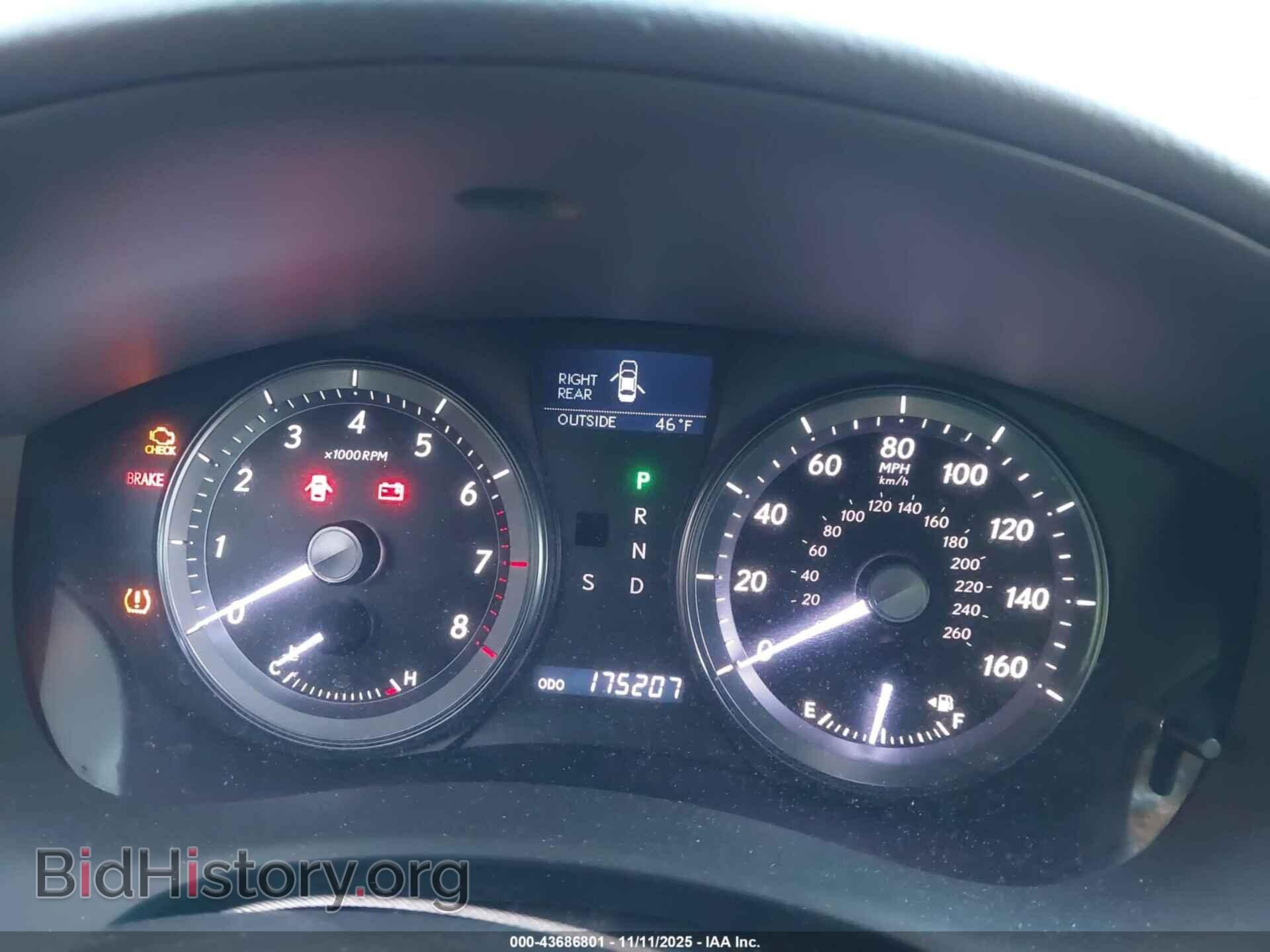 2011 LEXUS ES 350 - VIN: JTHBK1EG1B2435209 - Фото 7