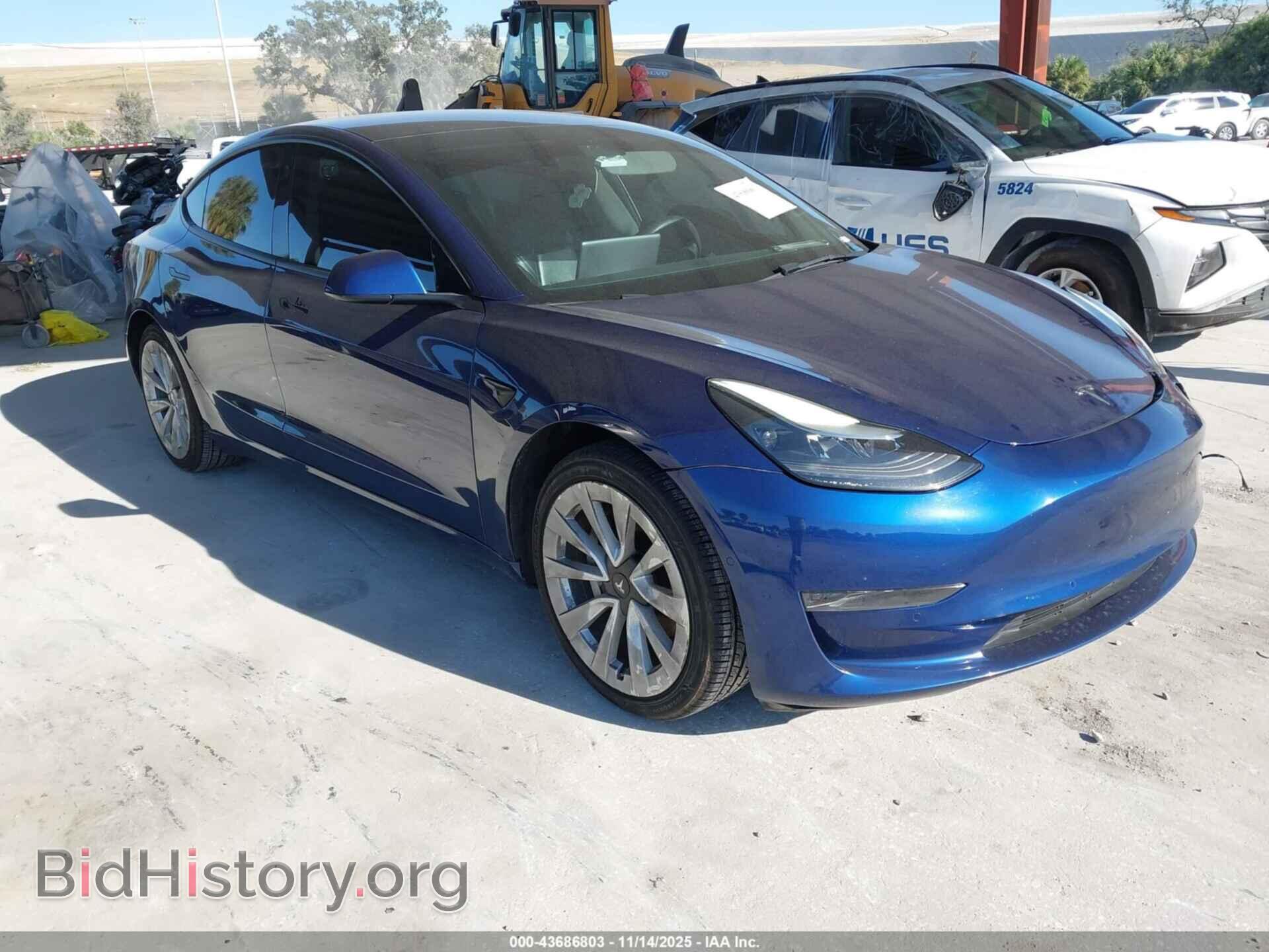 Photo 5YJ3E1EA3MF085963 - TESLA MODEL 3 2021