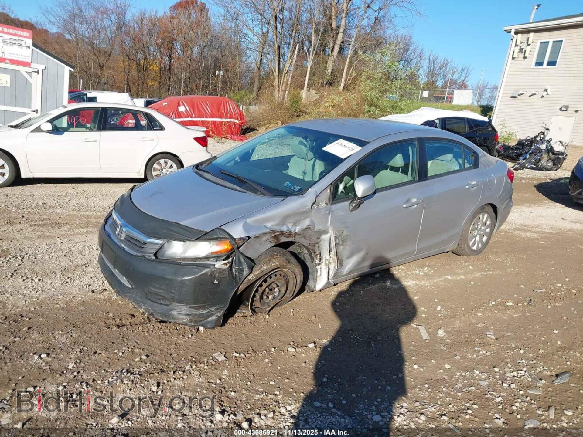 2012 HONDA CIVIC - VIN: 19XFB2E54CE005363 - Фото 2