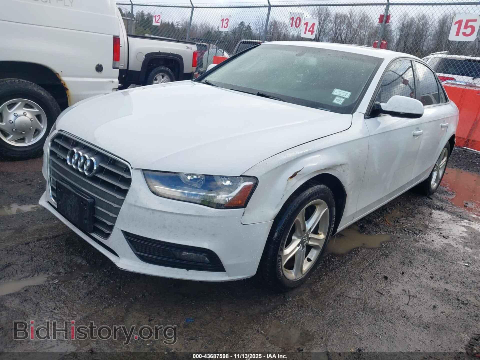 2013 AUDI A4 - VIN: WAUBFAFL7DN033081 - Photo 2