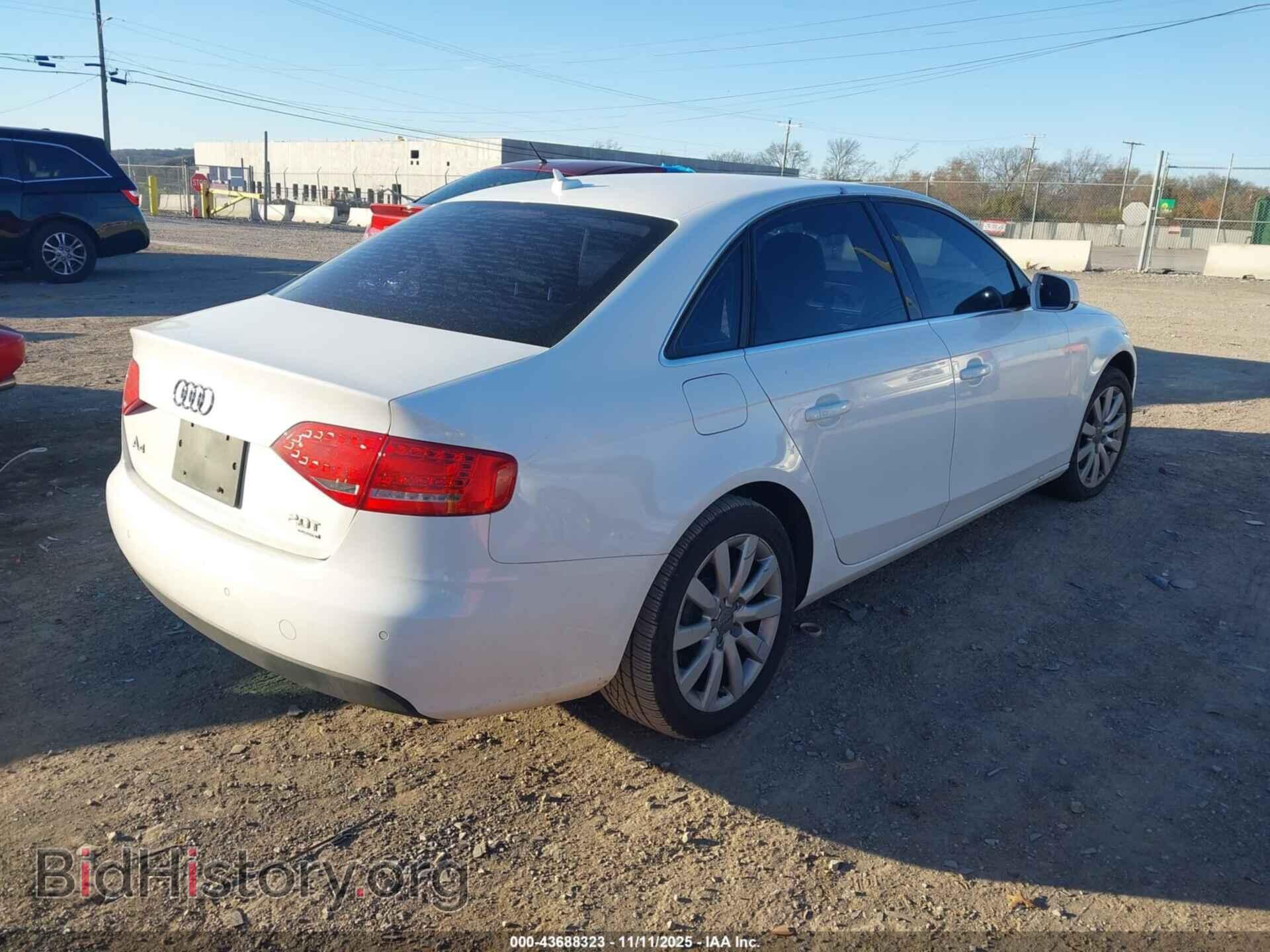 2011 AUDI A4 - VIN: WAUFFAFL9BN019357 - Photo 4