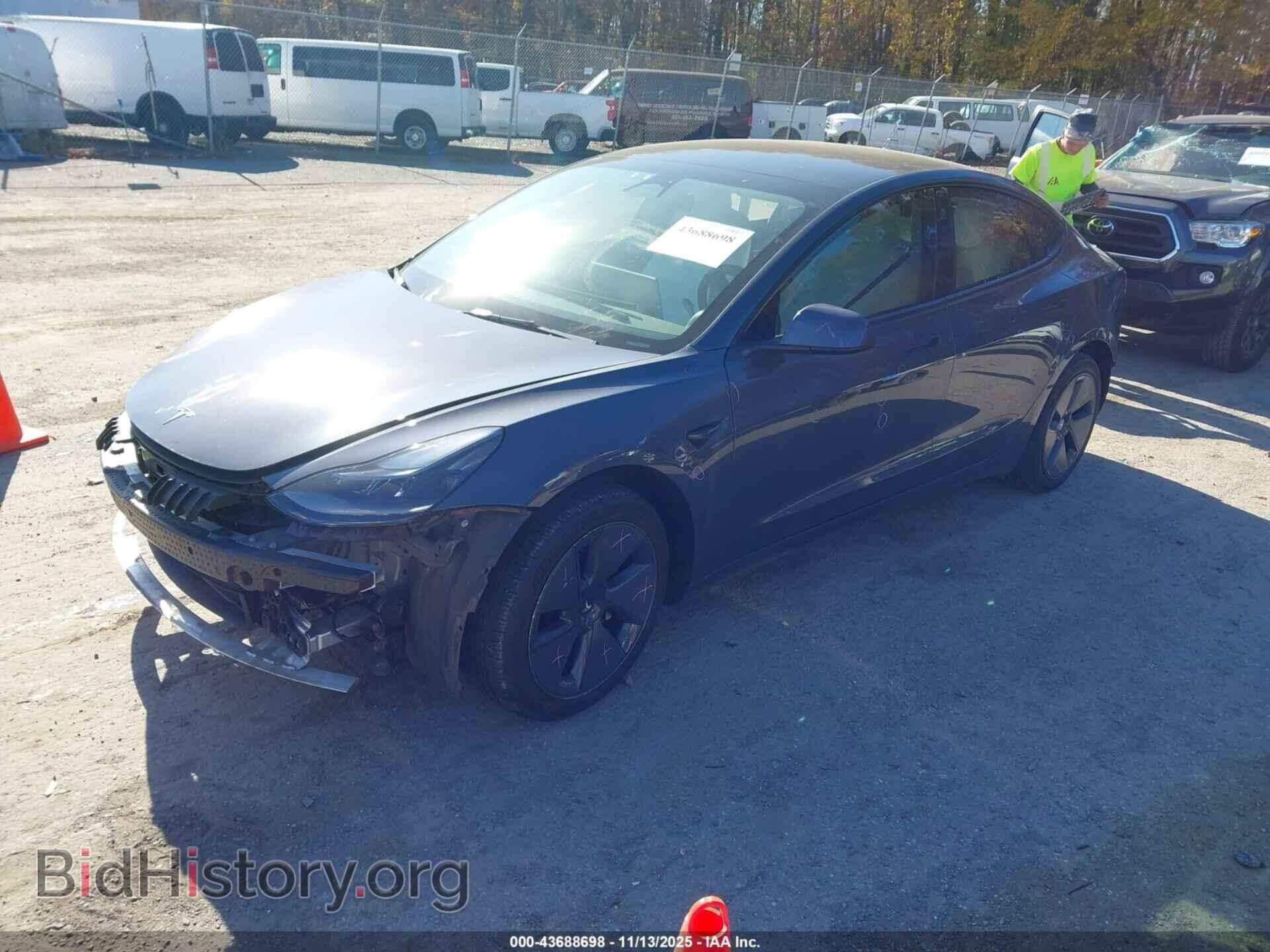 2022 TESLA MODEL 3 - VIN: 5YJ3E1EBXNF277620 - Фото 2