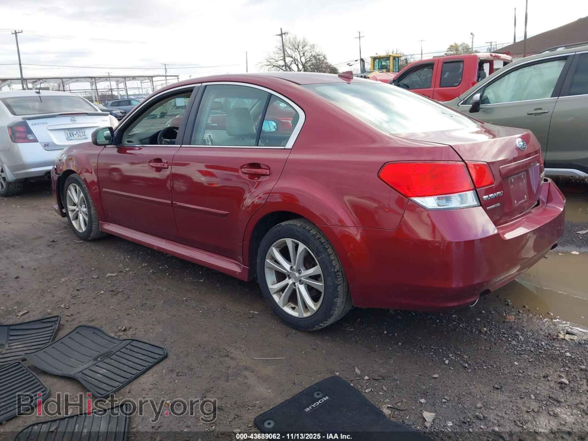 2013 SUBARU LEGACY - VIN: 4S3BMDK66D2014209 - Фото 3
