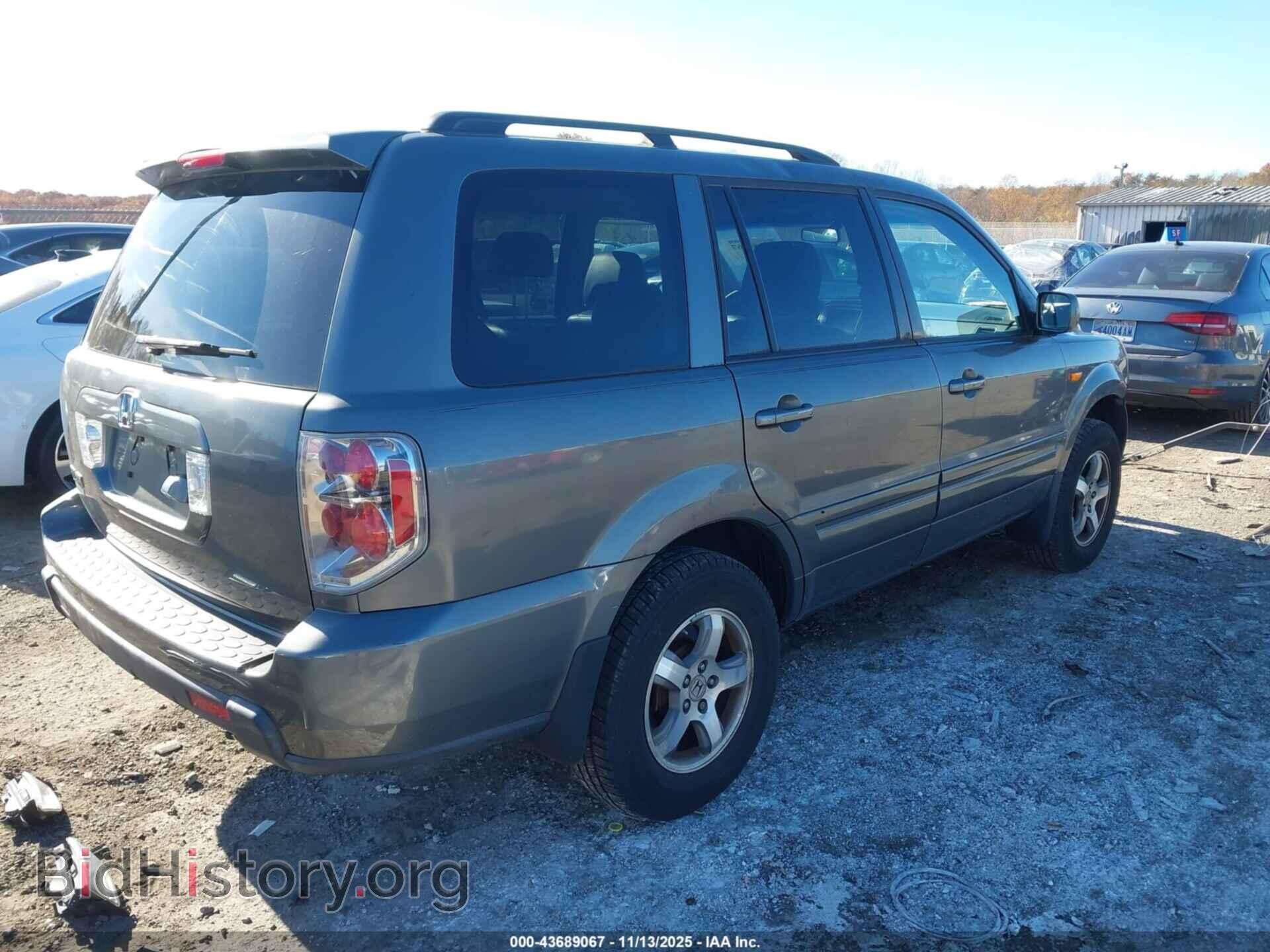 2007 HONDA PILOT - VIN: 5FNYF28767B036933 - Фото 4