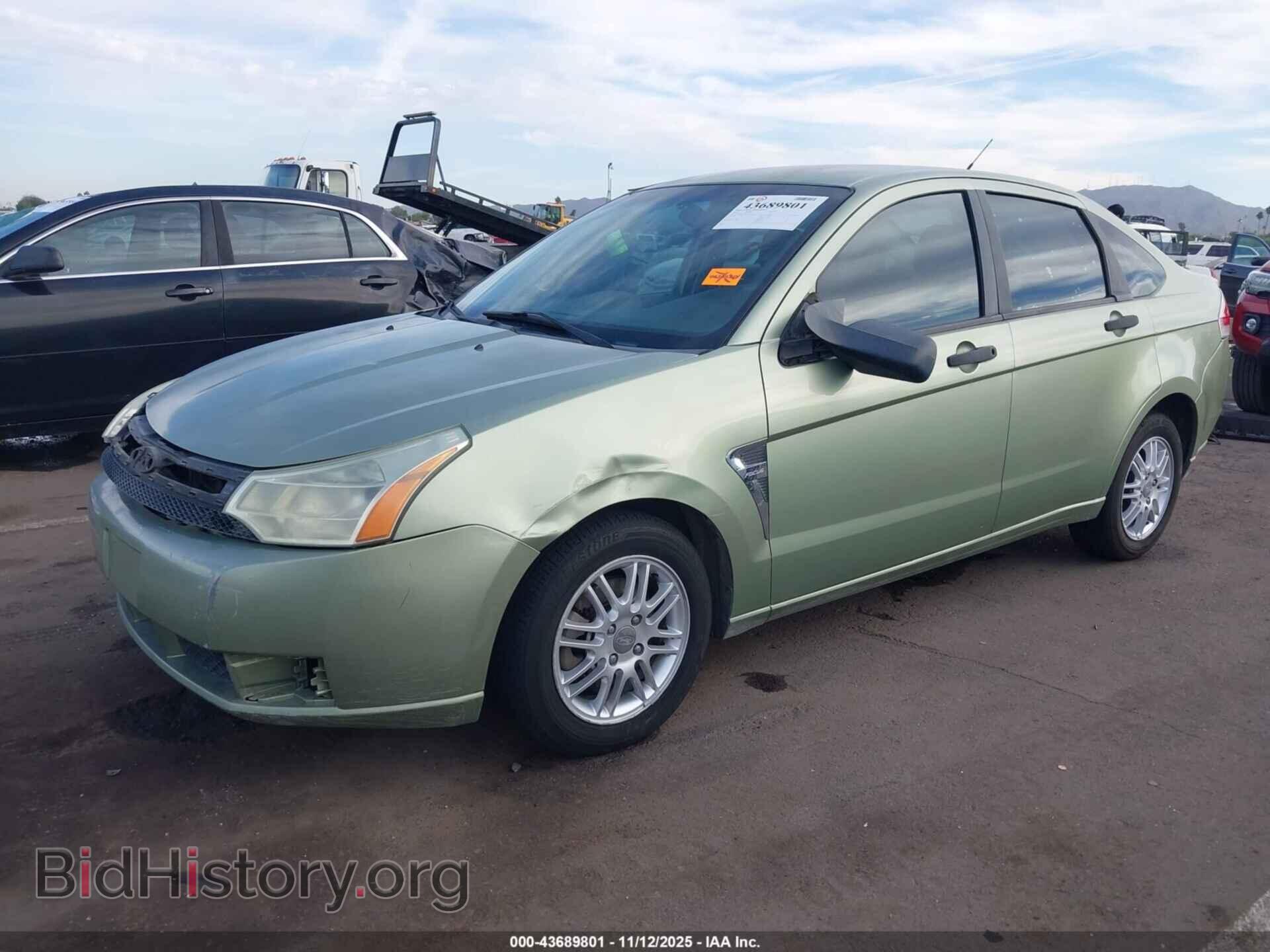 2008 FORD FOCUS - VIN: 1FAHP35N18W219357 - Фото 2