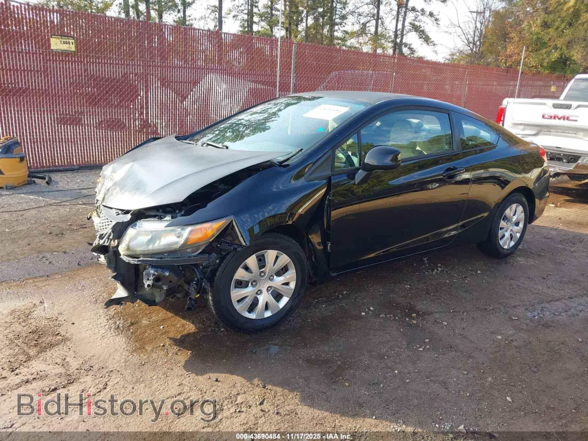 2012 HONDA CIVIC - VIN: 2HGFG3B59CH556910 - Фото 2