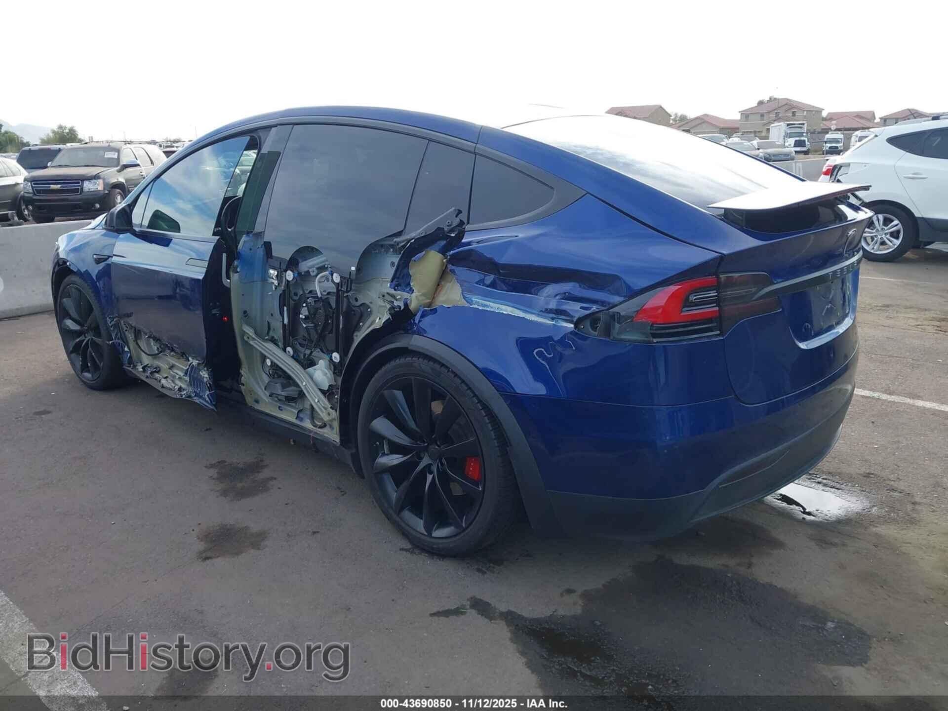 2020 TESLA MODEL X - VIN: 5YJXCBE41LF261978 - Фото 3