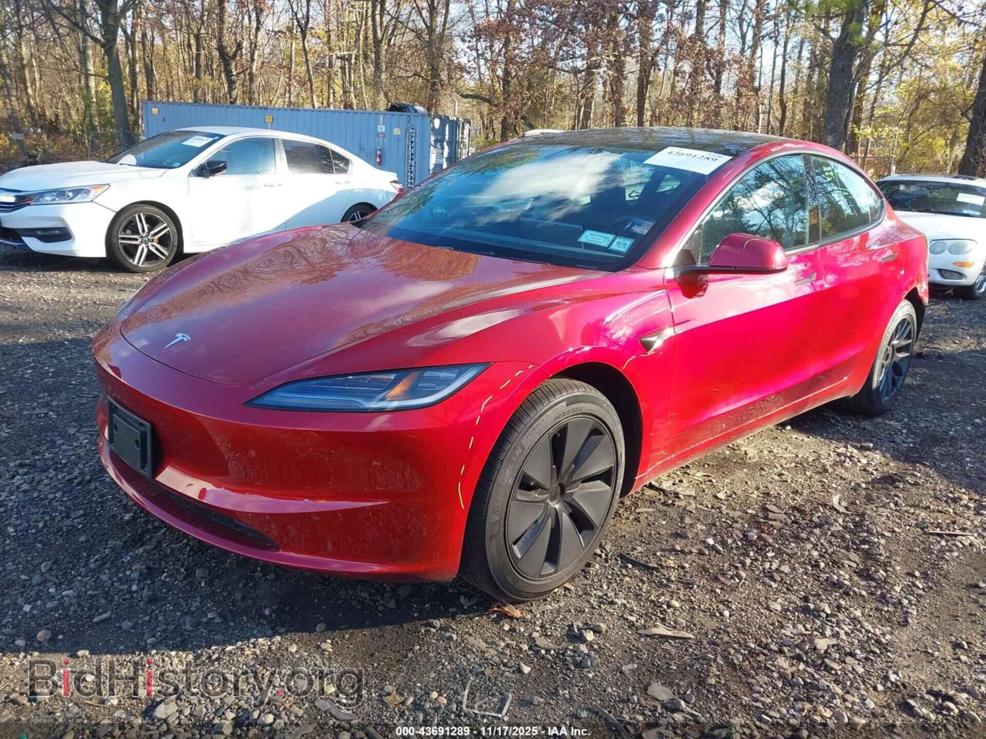2025 TESLA MODEL 3 - VIN: 5YJ3E1EA0SF021585 - Фото 2