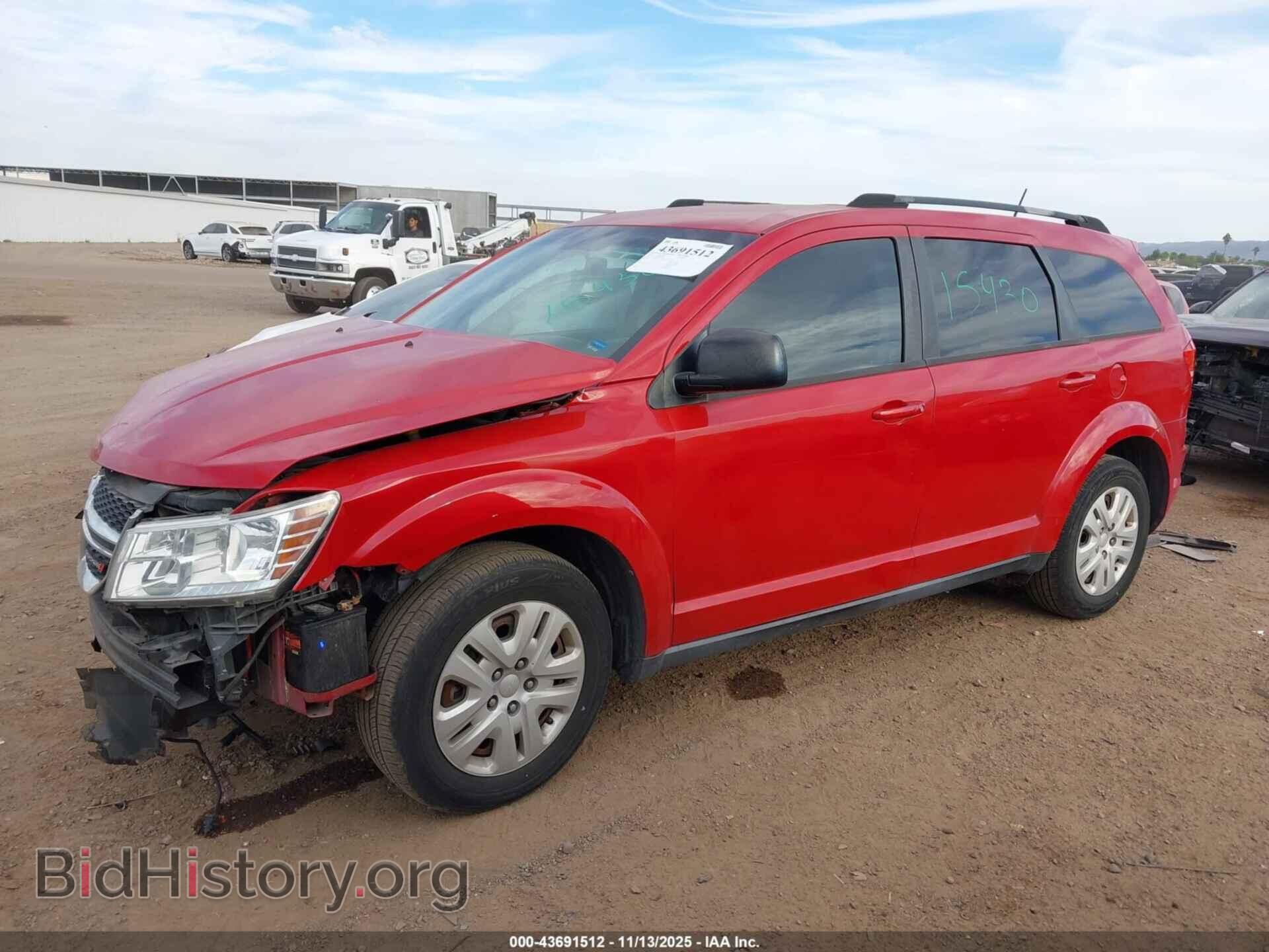 2017 DODGE JOURNEY - VIN: 3C4PDCAB8HT706748 - Фото 2