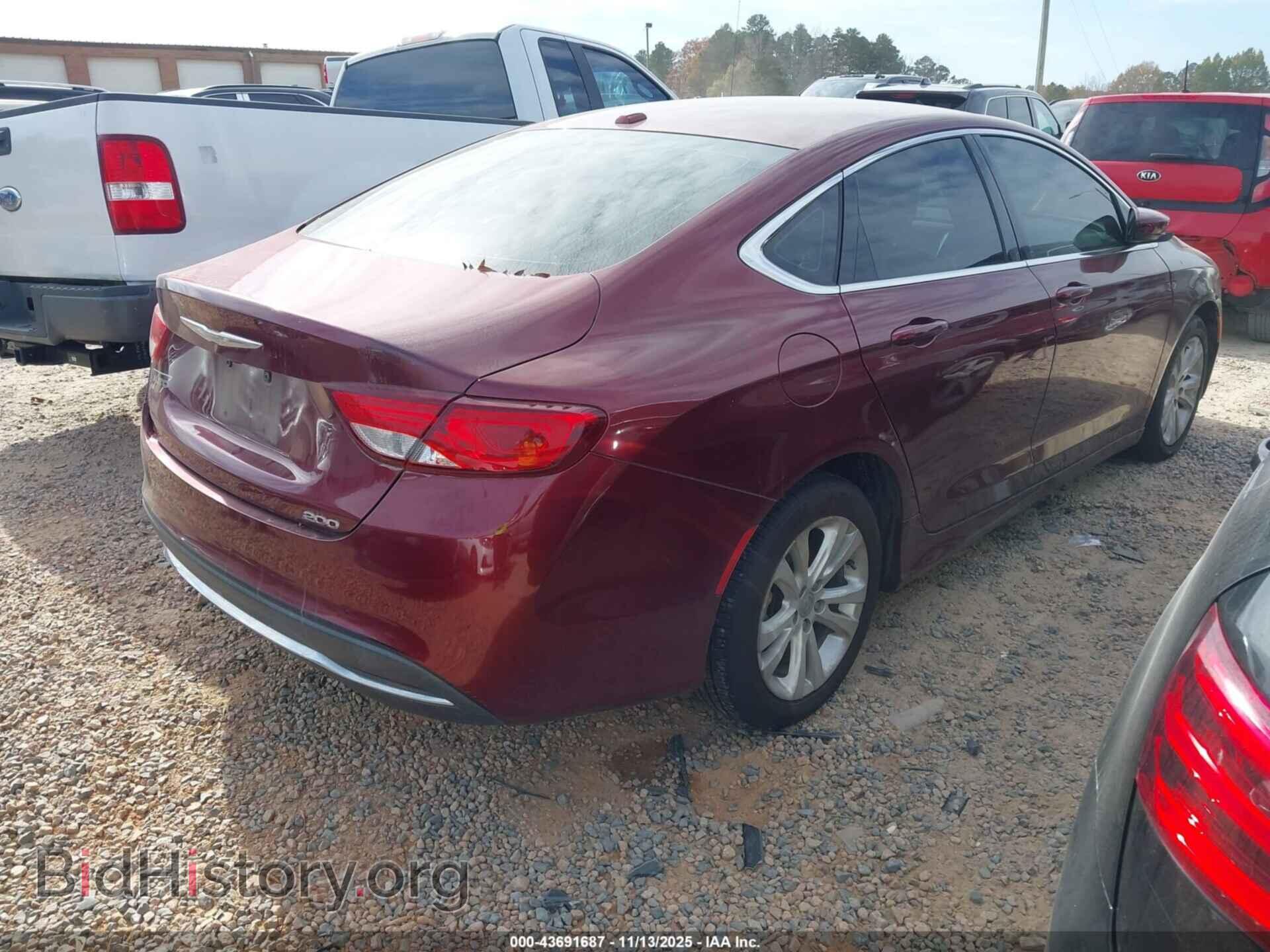 2016 CHRYSLER 200 - VIN: 1C3CCCAB2GN120440 - Фото 4