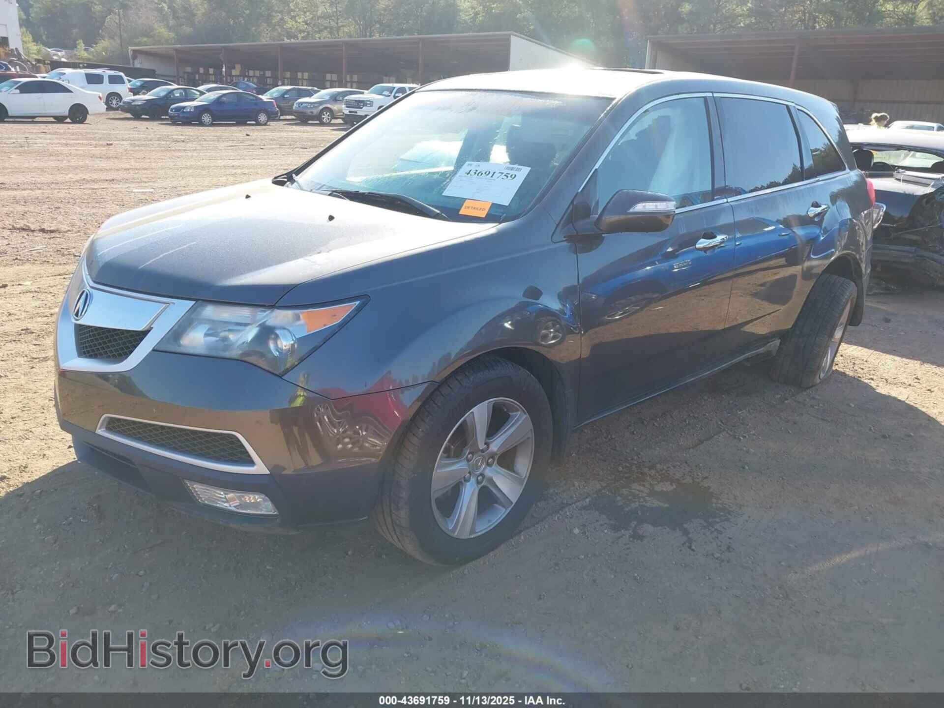 2011 ACURA MDX - VIN: 2HNYD2H62BH534492 - Фото 2