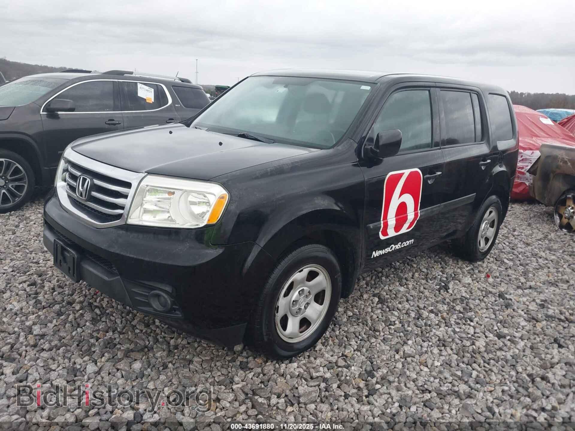2013 HONDA PILOT - VIN: 5FNYF4H22DB071724 - Фото 2